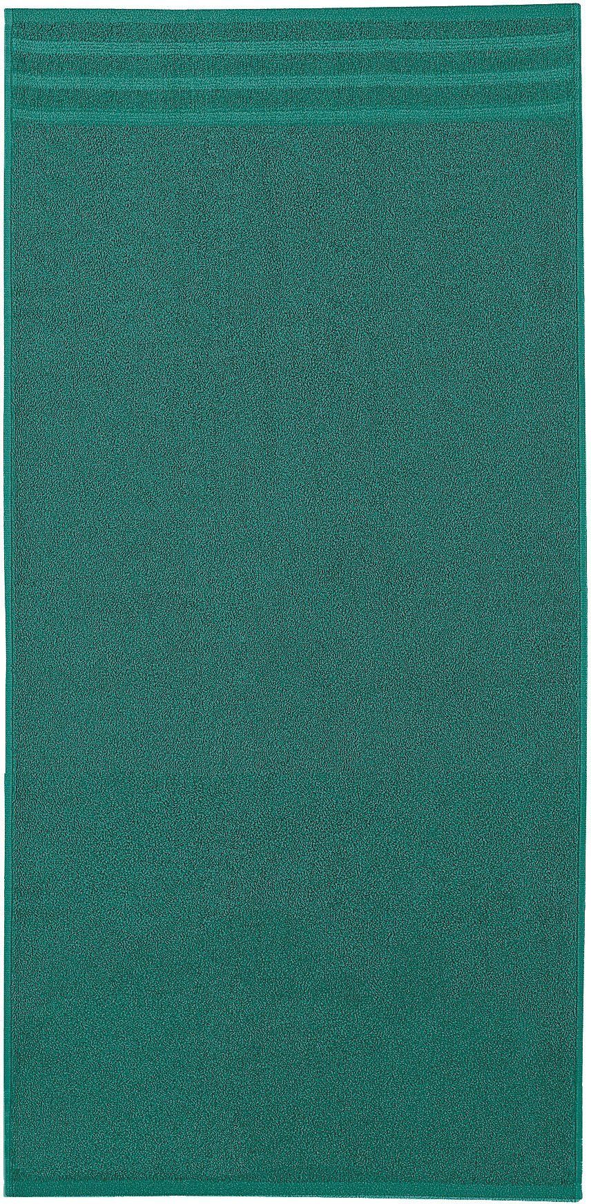 Duschtuch Wolke 50/100 Handtuch Kleine Duschtuch smaragd Frottier 70/140 Royal, (1-St), erhältlich als cm cm Farben, Uni oder