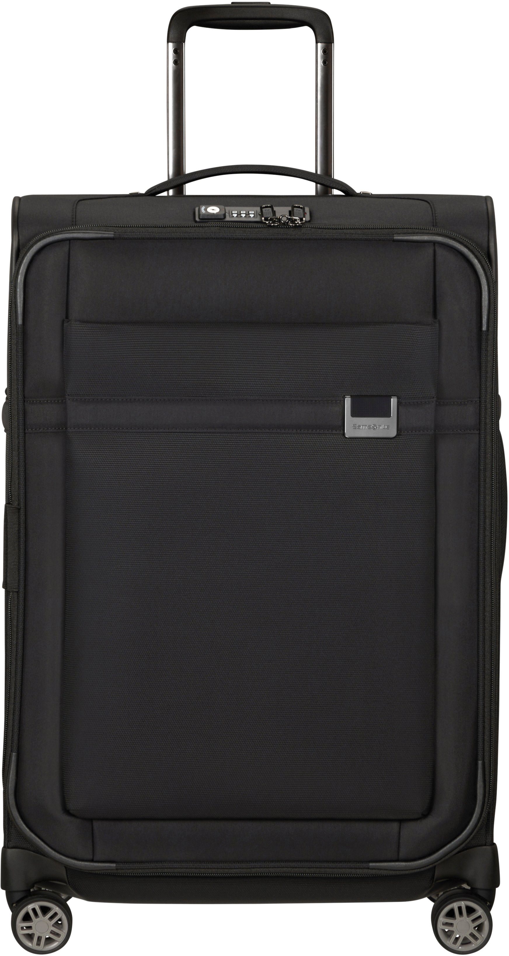 Samsonite Weichgepäck-Trolley AIREA, verschiedene Größen und Farben, 4 Rollen, Weichschalen-Koffer Reisekoffer mit Volumenerweiterung bei M/L
