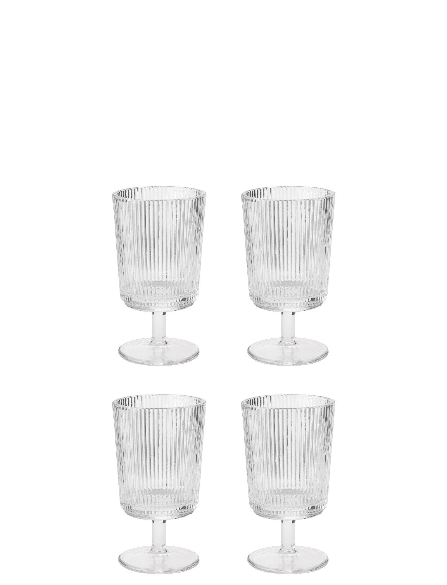 Stelton Weinglas Stelton Pilastro Weinglas 180 ml 4er Set, Glas