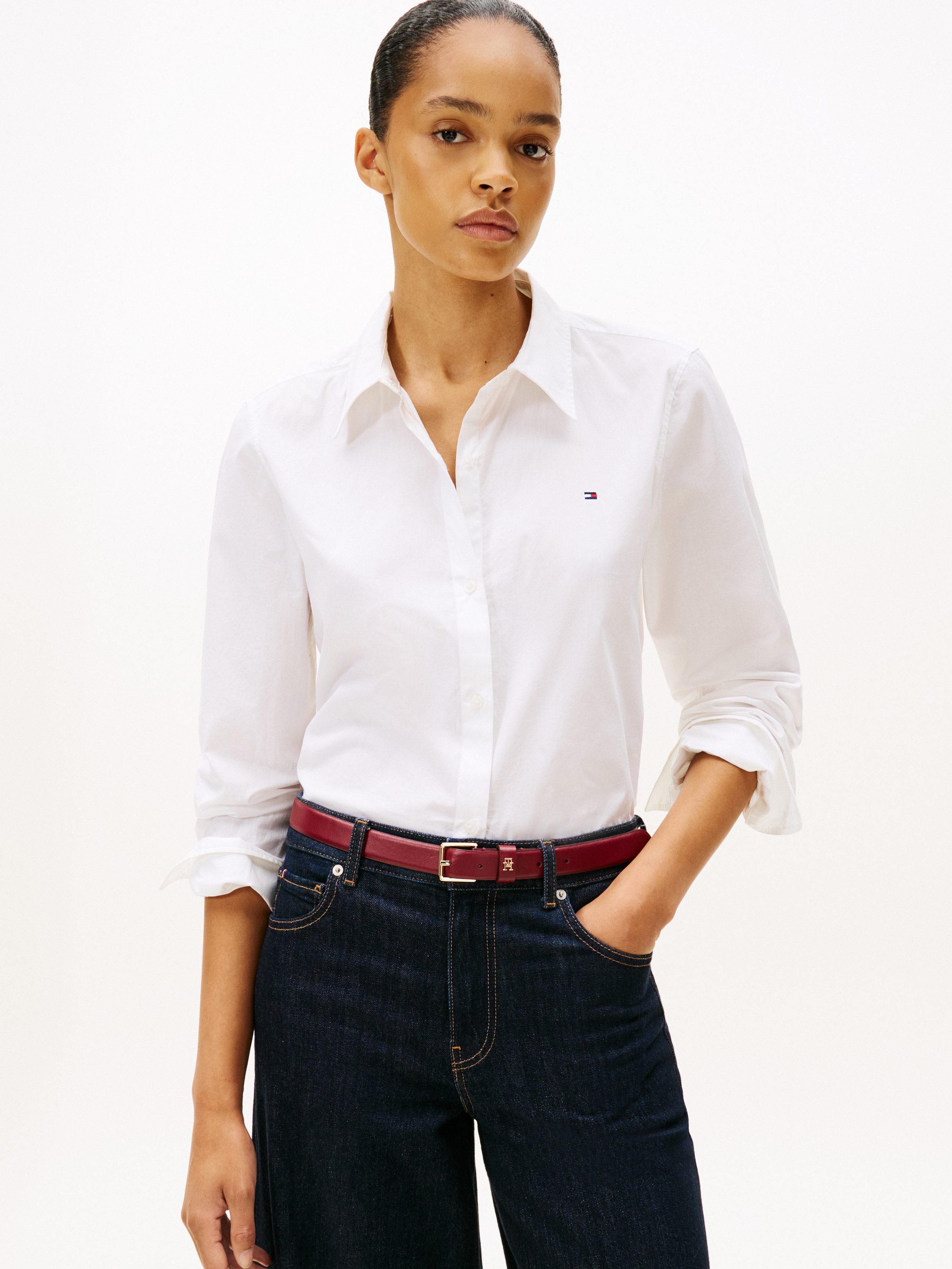 Tommy Hilfiger Shirtbluse ESS POPLIN REGULAR SHIRT günstig online kaufen