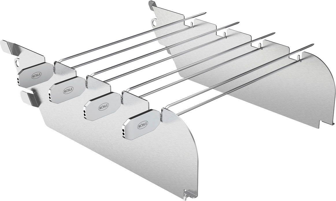 RÖSLE Решетка ветрового стекла VIDERO, 25398 (2-St), für Primezone, hochwertige Halterung für Grillspie?e, Edelstahl