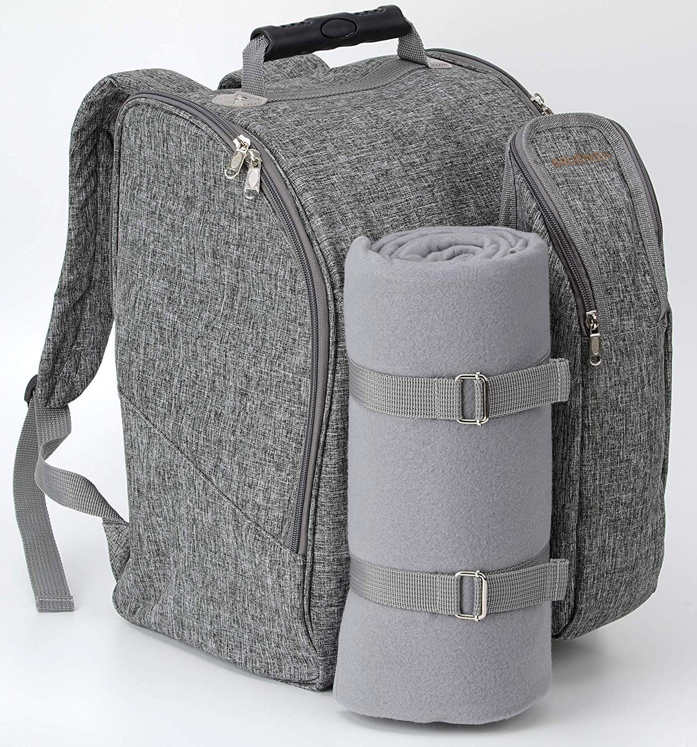 BRUBAKER Freizeitrucksack Picknick-Set für 2 Personen (isolierender Thermor günstig online kaufen
