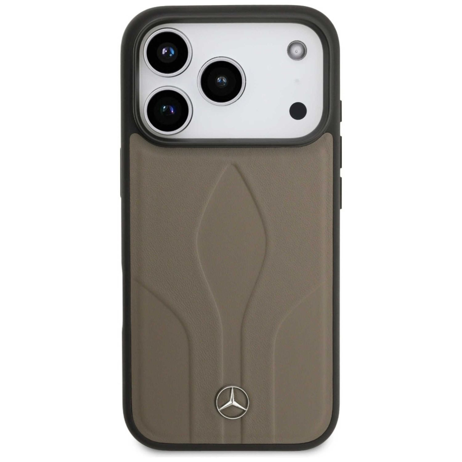 Mercedes Smartphone-Hülle Mercedes Apple Leather The Move MagSafe iPhone 17 Pro Max Hülle Braun