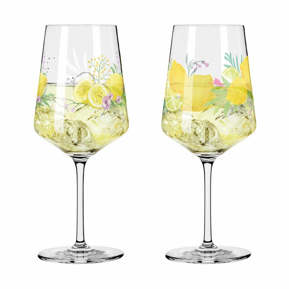 Ritzenhoff Schnapsglas Limoncello 2er Set Sommertau 019 020, 2-tlg., Kristallglas – Bild 2 von 5
