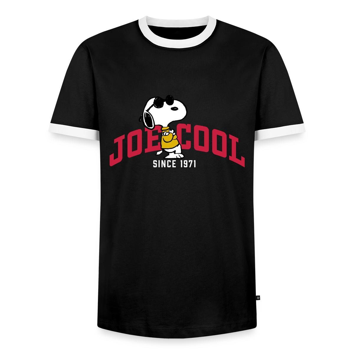 Spreadshirt T-Shirt Peanuts Snoopy Joe Cool Sonnenbrille Männer Kontrast T-Shirt (1-tlg)