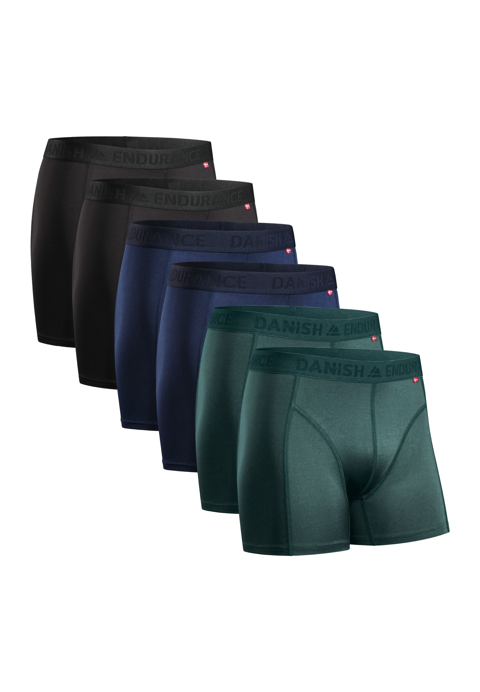DANISH ENDURANCE Boxershorts Sports Trunks (6-St) Schnelltrocknende Sportun günstig online kaufen