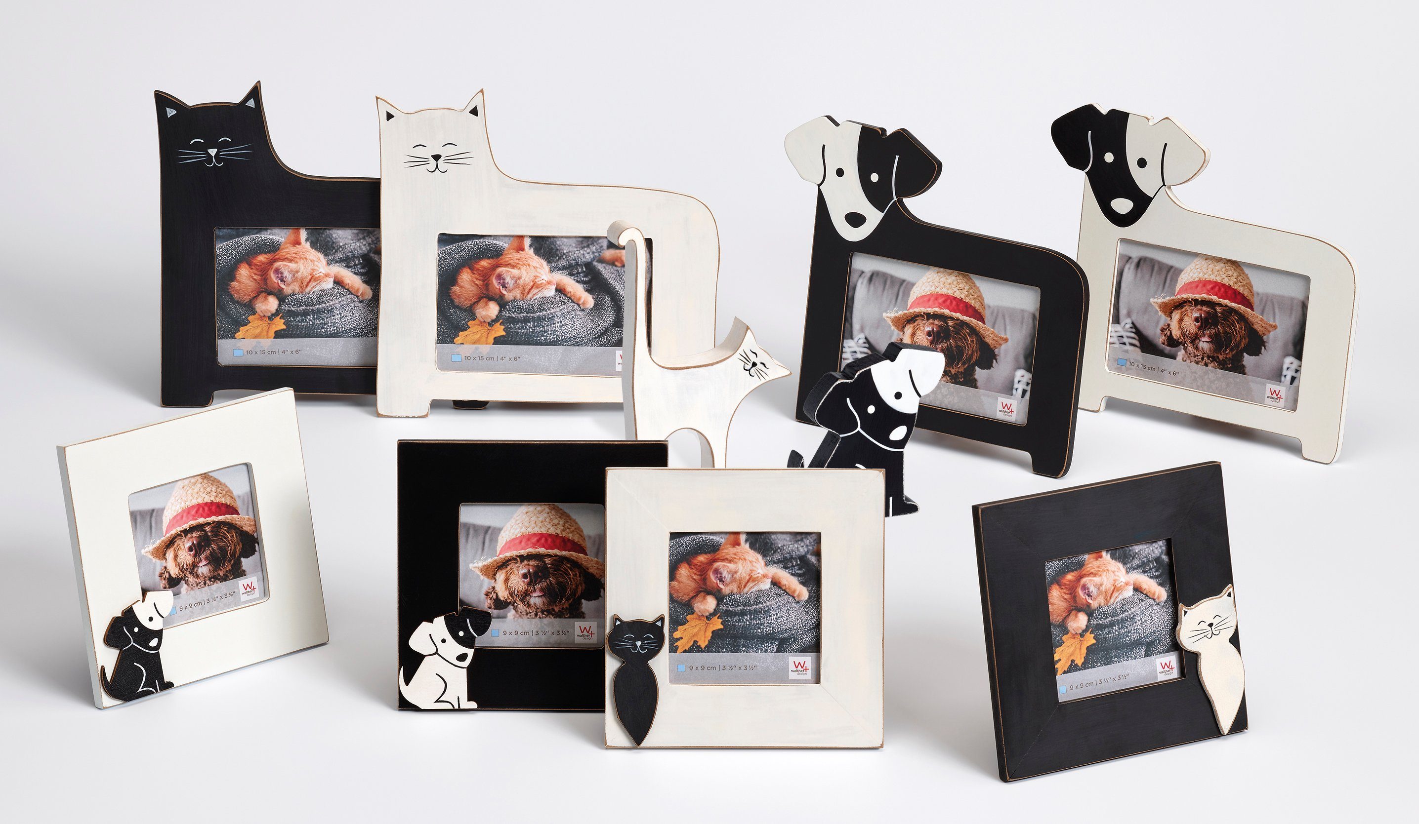 Walther Design Tierfigur Cats & Dogs Dekofigur Hund in zwei Farben, Perfekt zu jedem Anlass