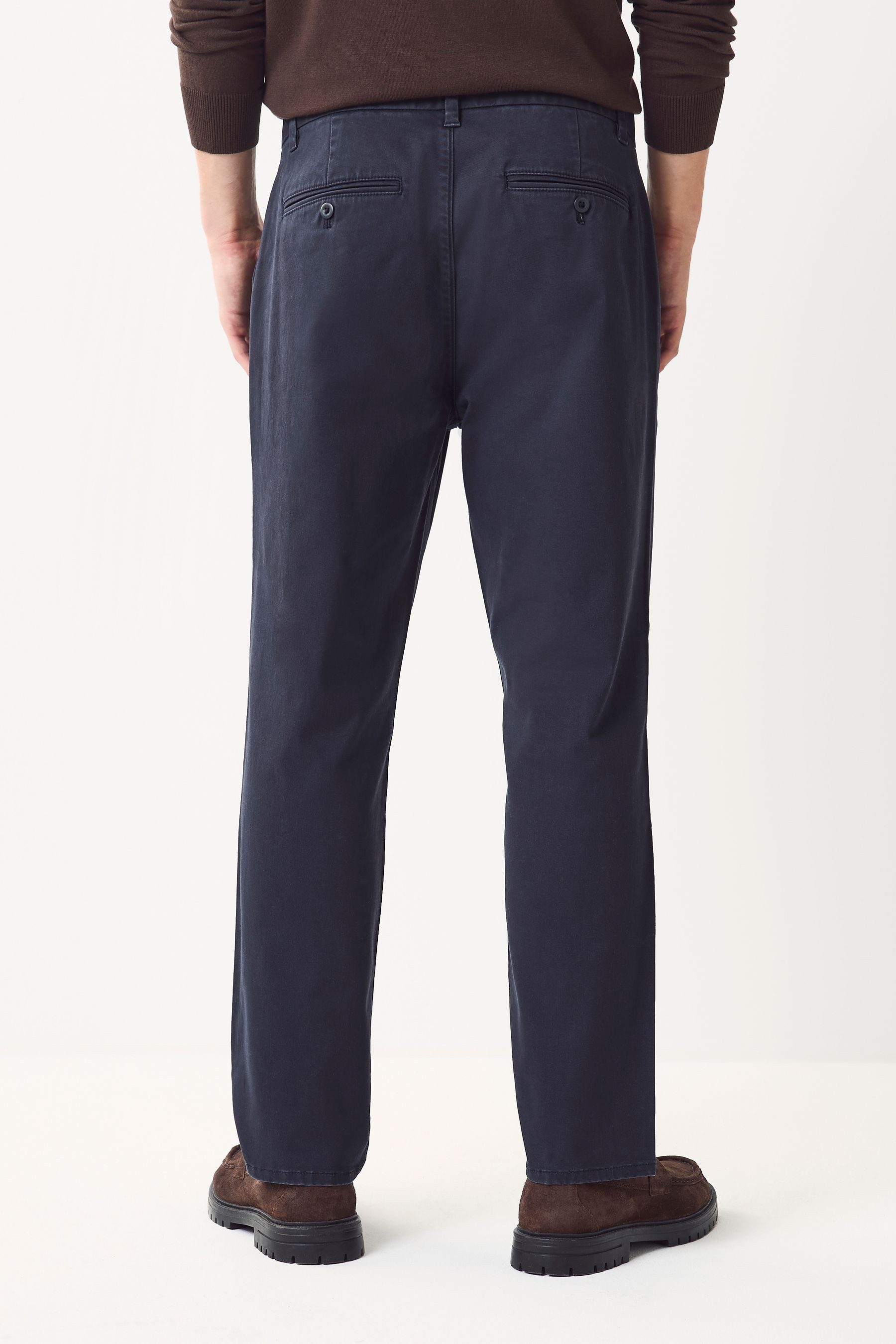 Next Bundfaltenhose Regular Fit Chinohose mit Stretch (1-tlg)