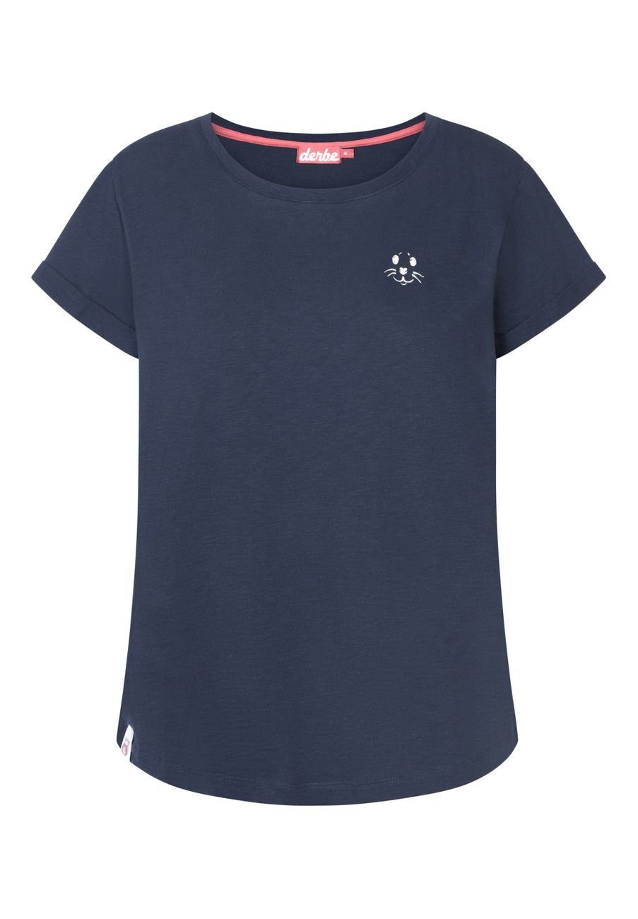 Derbe Print-Shirt Robbenschnute Damen T-Shirt (1-tlg) günstig online kaufen