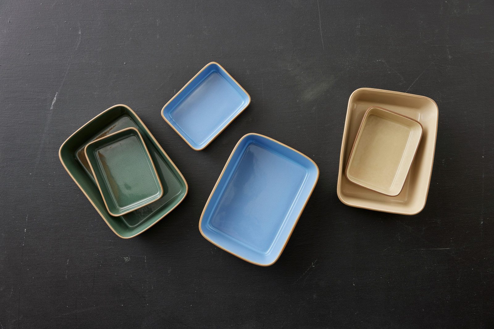 Bitz Auflaufform Auflaufform Wood/Forest 19 x 14cm, Steinzeug, Auflaufform 19 x 14 cm Wood/Forest Steinzeug