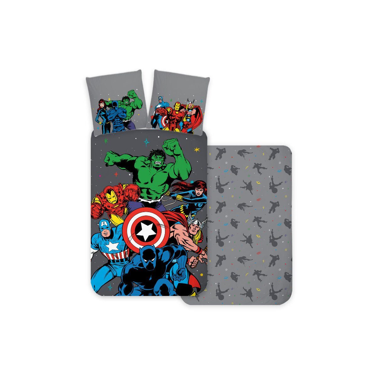 The AVENGERS Bettwäsche Avengers Classic Comic Style Bettwäsche 140×200/70× günstig online kaufen