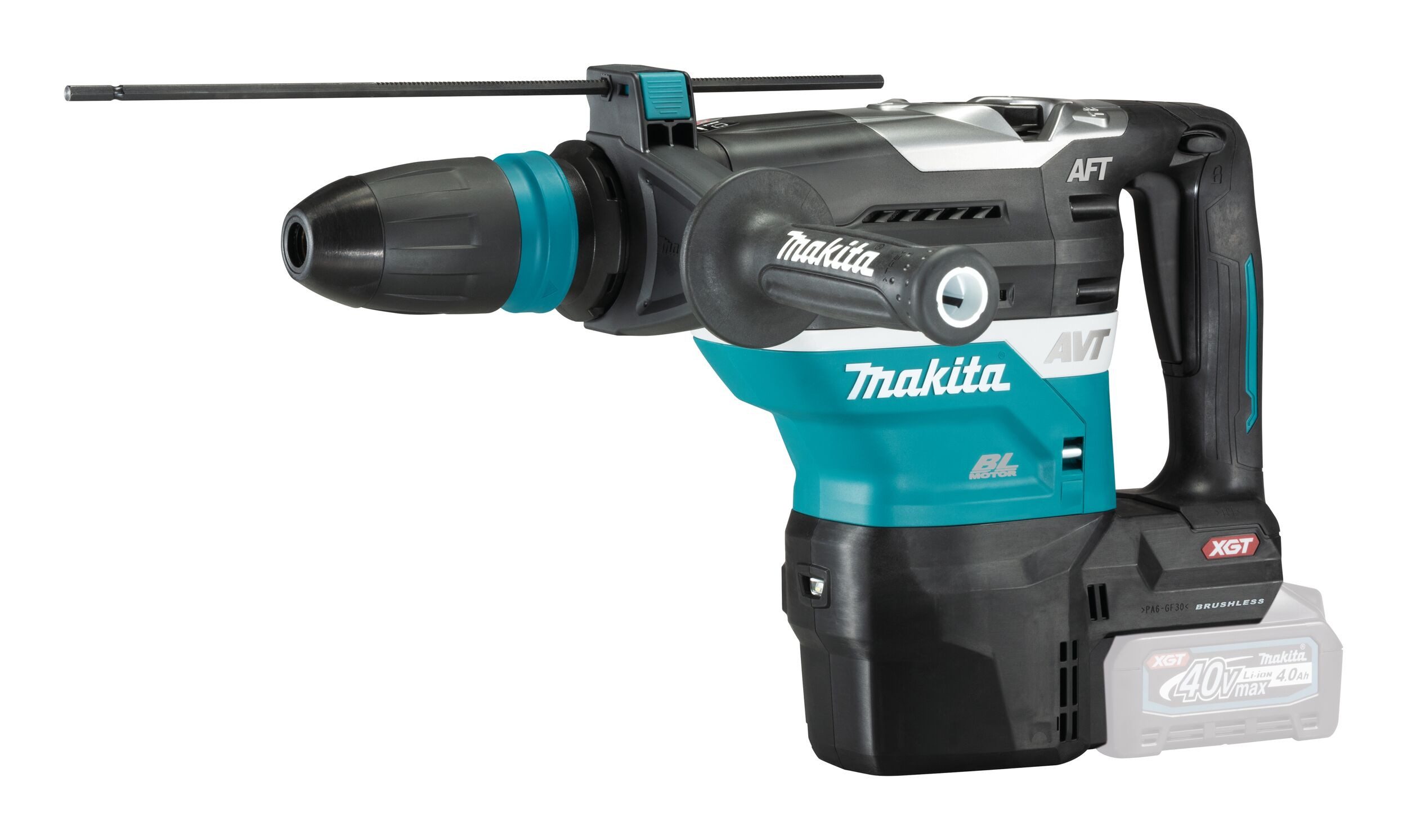 Makita Akku-Kombibohrhammer, 40 V, max. 500 U/min, Bohrhammer XGT, HR005GZ01, 40V, 40 mm, SDS-MAX, Ohne Akku im