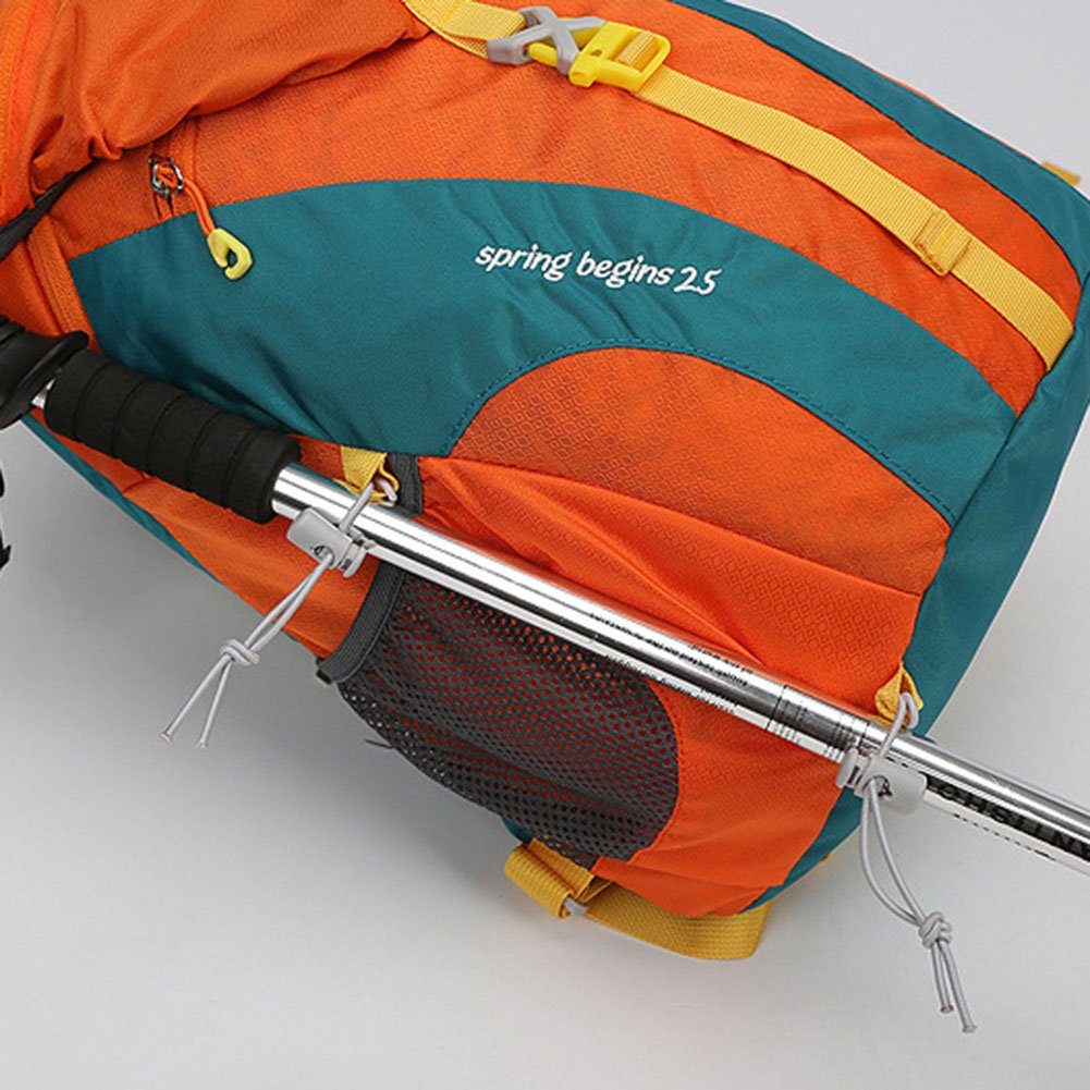 Skien Wanderrucksack für 20L Trekkingrucksack Wanderrucksack Camping,Orange Wasserdichter