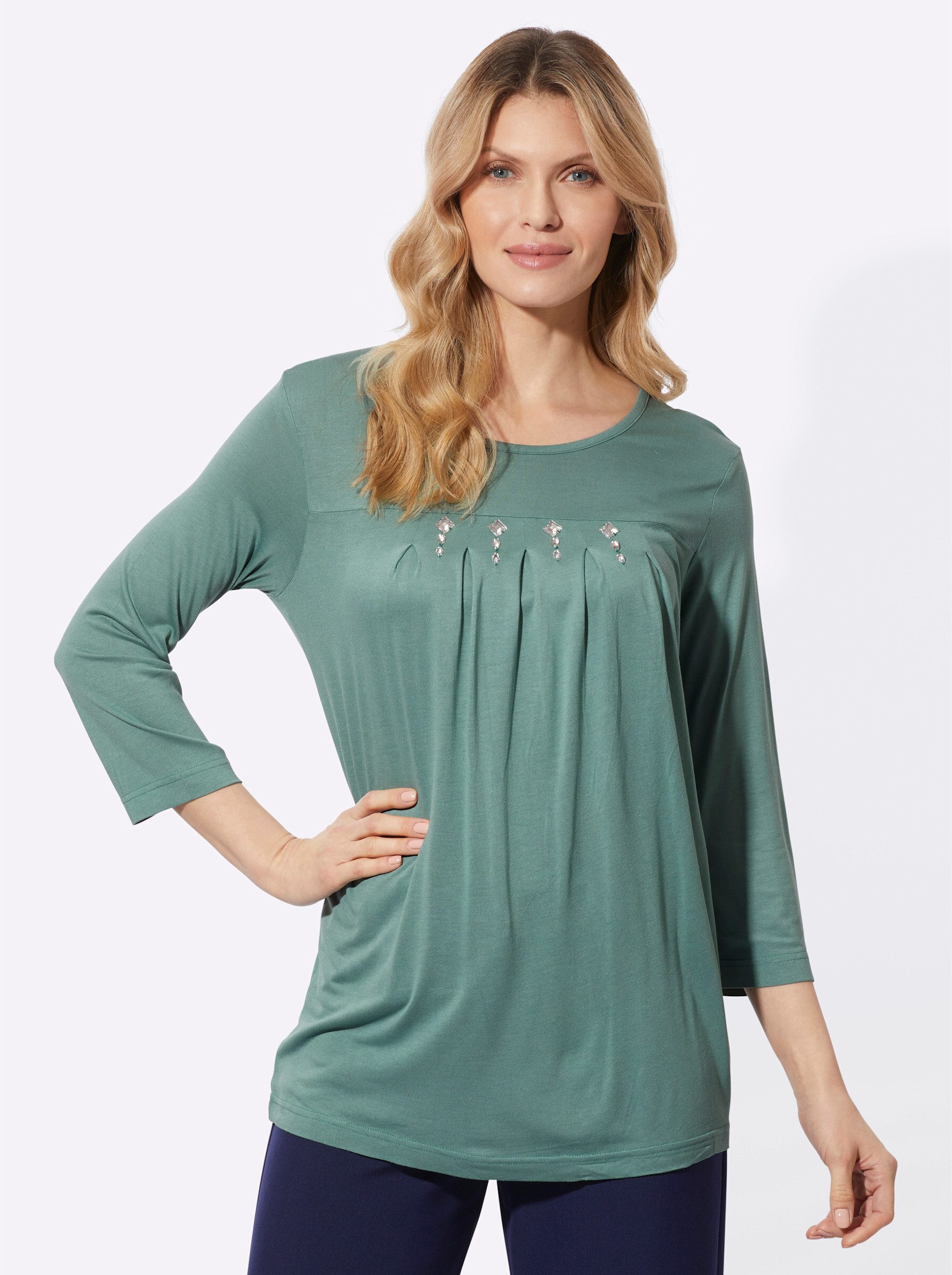 Sieh an! T-Shirt Longshirt 3/4-Arm günstig online kaufen