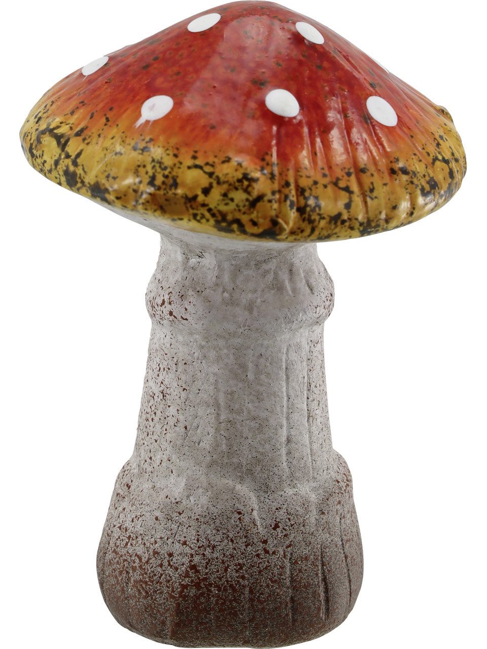 Rodermund Dekofigur Dekofigur Pilz aus Keramik 9 cm rot weiß 1 Stück