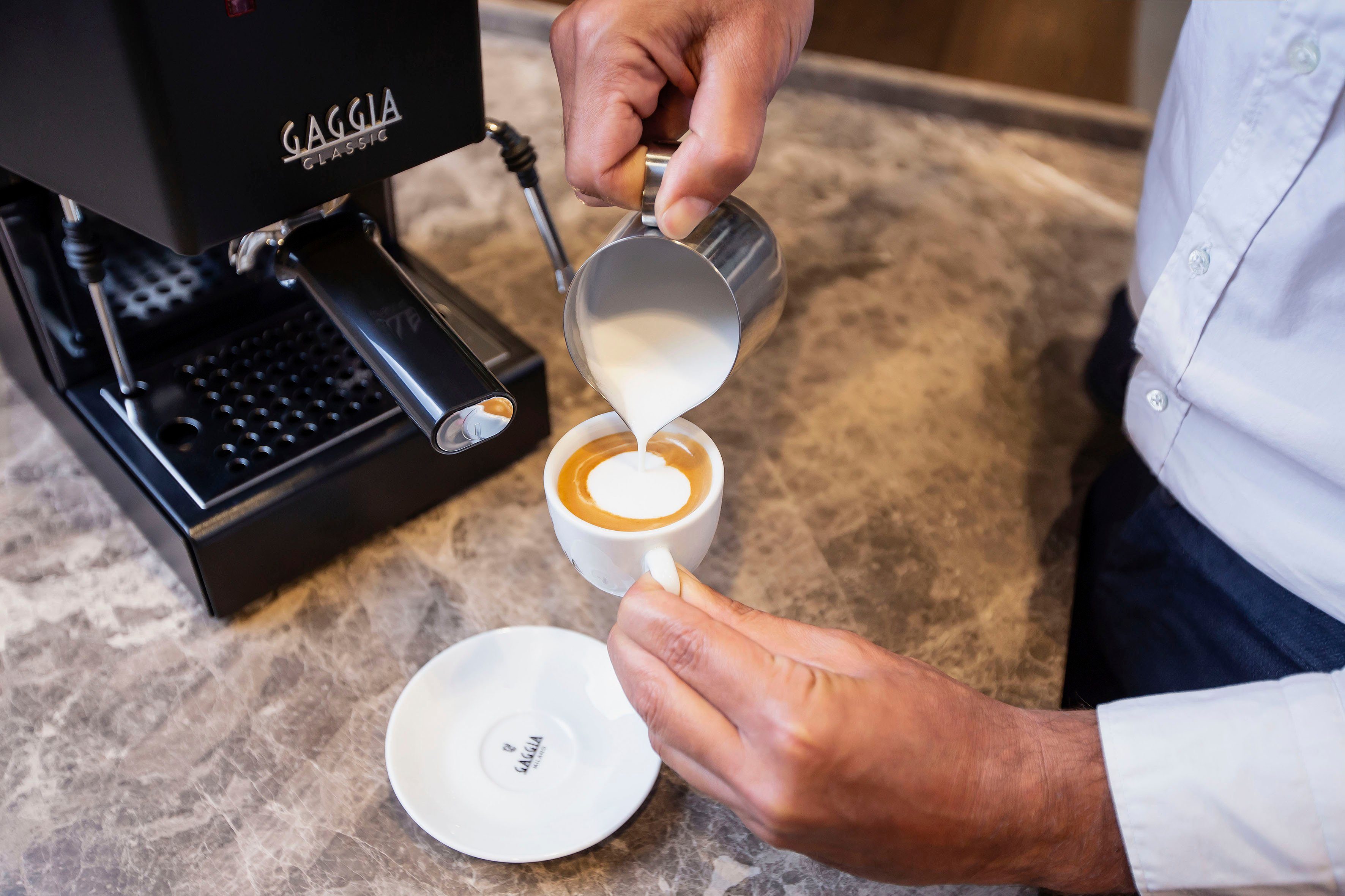 Gaggia Espressomaschine Classic Evo Thunder Black, Siebträger