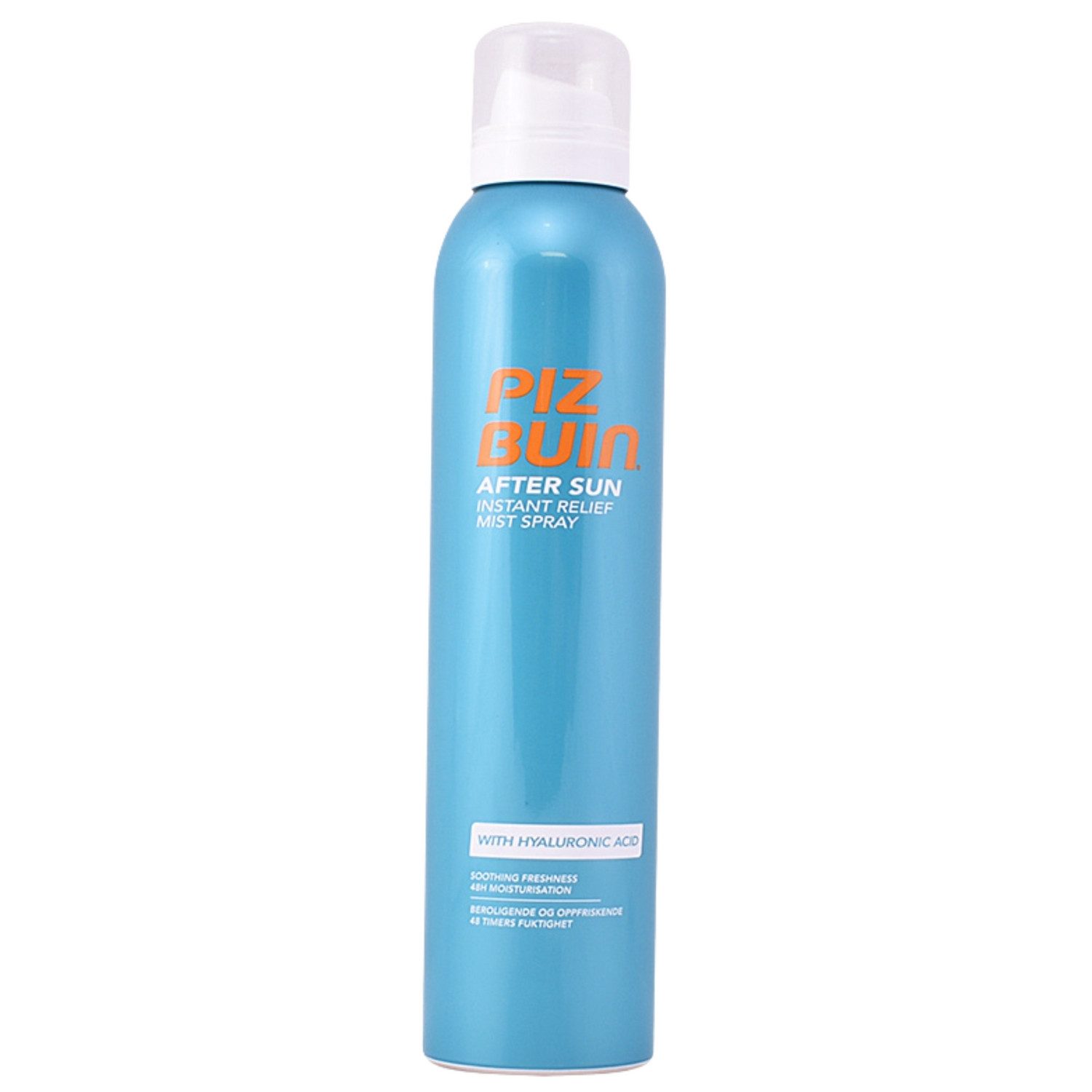 Piz Buin After Sun-Spray Piz Buin Instant Relief Mist Feuchtigkeitsspray 200 ml, 1-tlg., Mit Hyaluronsäure zur Feuchtigkeitsbindung in der Haut