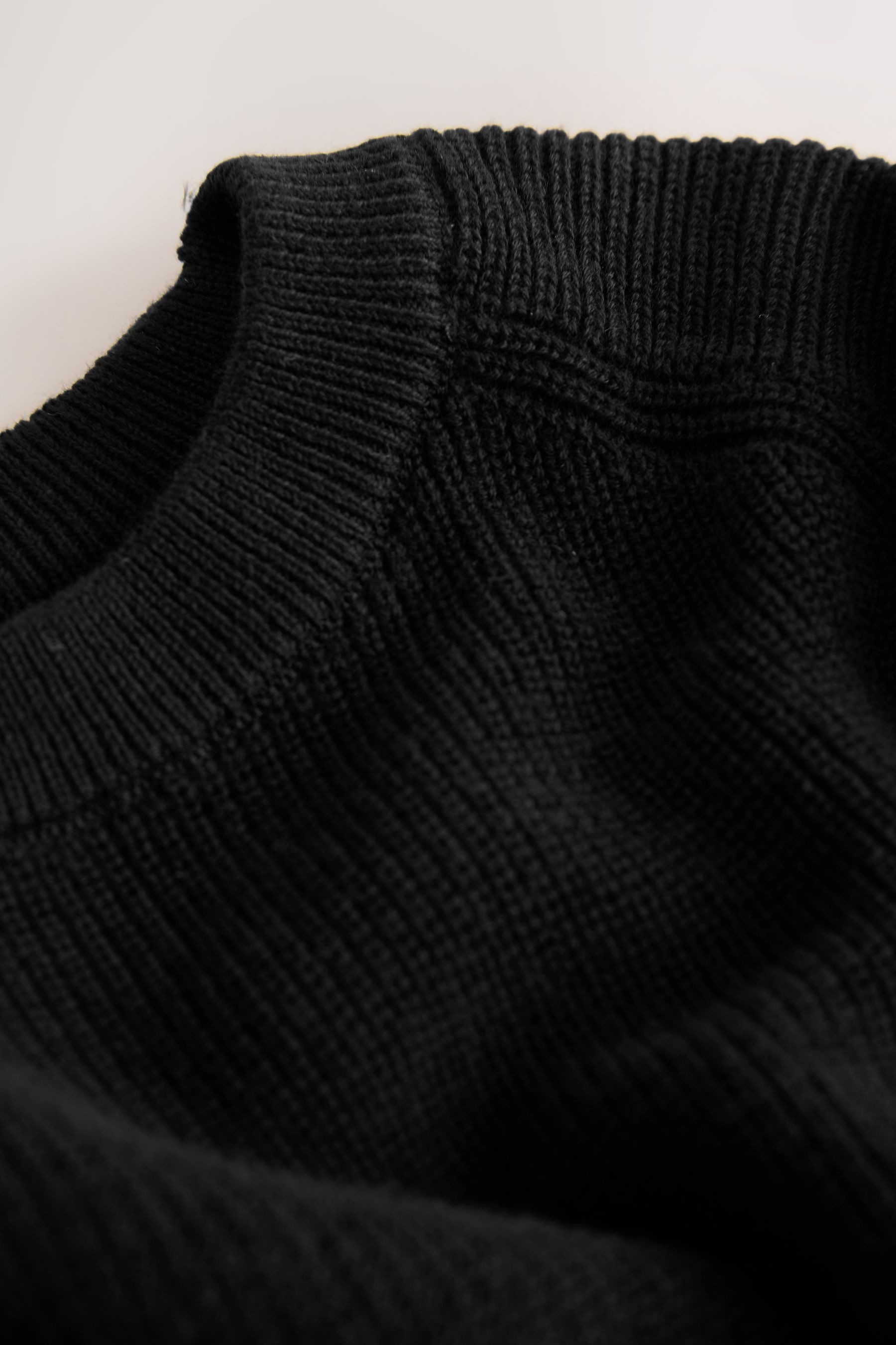 Next Rundhalspullover Strickpullover mit Rundhalsausschnitt Baumwolle (1-tlg)