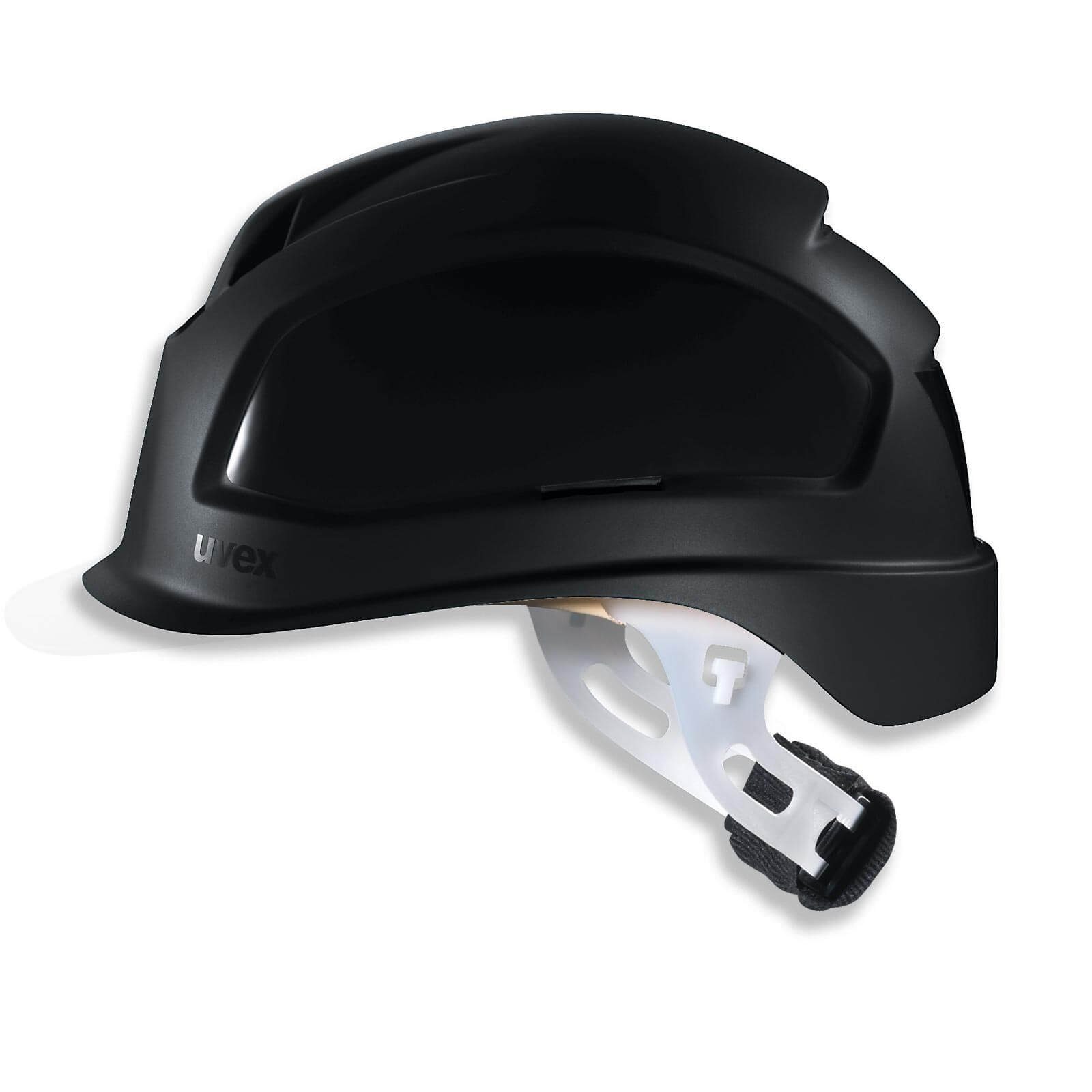 Baustellenhelm, Schutzhelm Elektriker schwarz - Uvex E-S-WR pheos Bauhelm Arbeitsschutz-Helm,