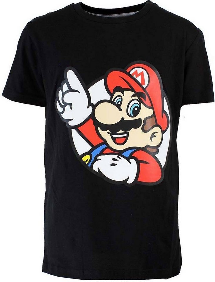 Super Mario Print-Shirt SUPER MARIO T-Shirt Kinder und Jugendliche Jungen  und Mädchen Gr. S M L XL XXL 152 164 176 184 cm