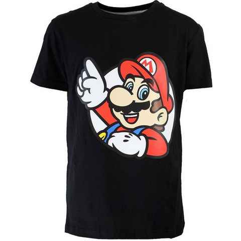 Super Mario Print-Shirt SUPER MARIO T-Shirt Kinder und Jugendliche Jungen und Mädchen Gr. S M L XL XXL 152 164 176 184 cm