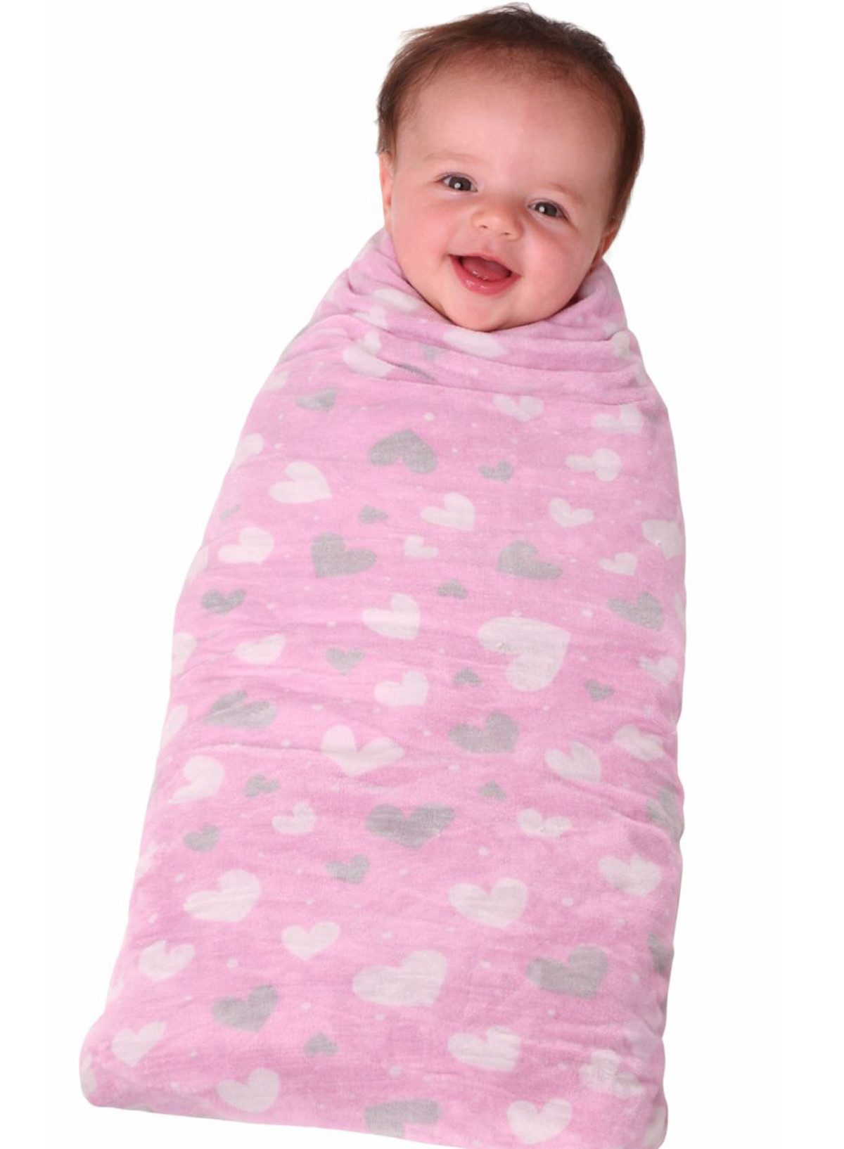 La Bortini Betttuch Baby Wickeltuch Tuch Spucktuch groß 78 x 120cm Babytuch aus Flanell, aus Baumwolle