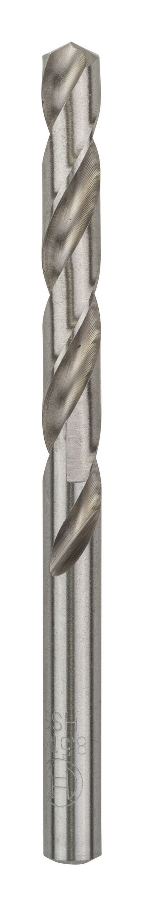 BOSCH Metallbohrer, (5 Stück), HSS-G (DIN 338) - 8,5 x 75 x 117 mm - 5er-Pack