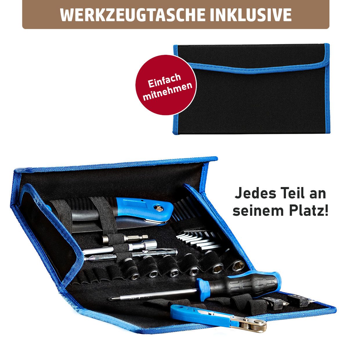 BRAST Adventskalender Knobel & Mini-Spiele Duftkerzen Werkzeug-Set oder Garten-Utensilien (7 Varianten zur Auswahl, 24-tlg), Werkzeug-Set, für Heimwerker & Bast – Bild 5 von 5