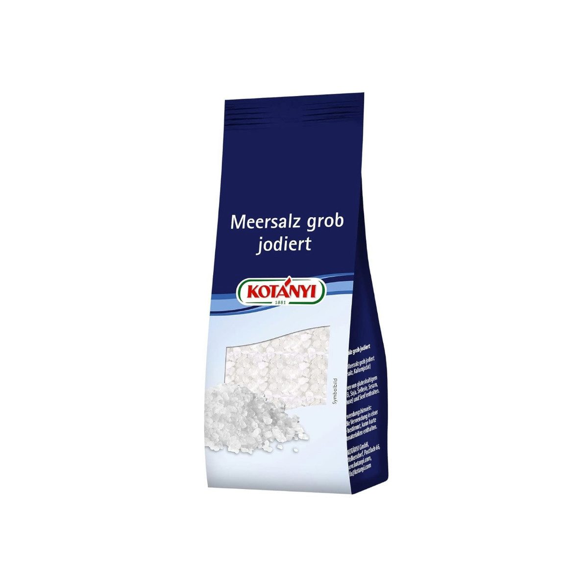 KOTANYI Gewürz, Kotanyi Meersalz grob jodiert grobes Salz Gewürzpackung 100g