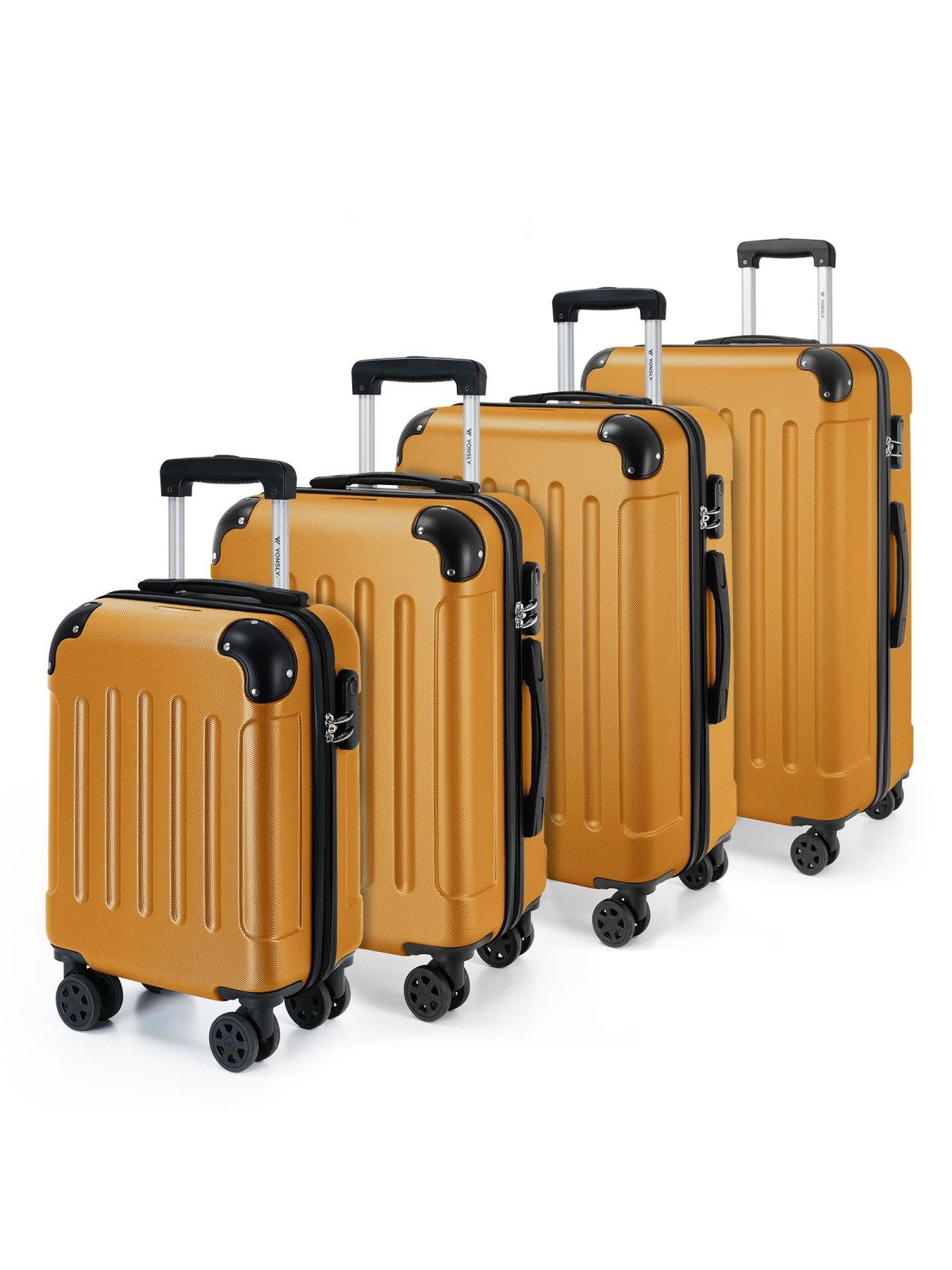 Kofferset Reisekoffer Trolley Rollkoffer Hartschalenkoffer in S-M-L-XL