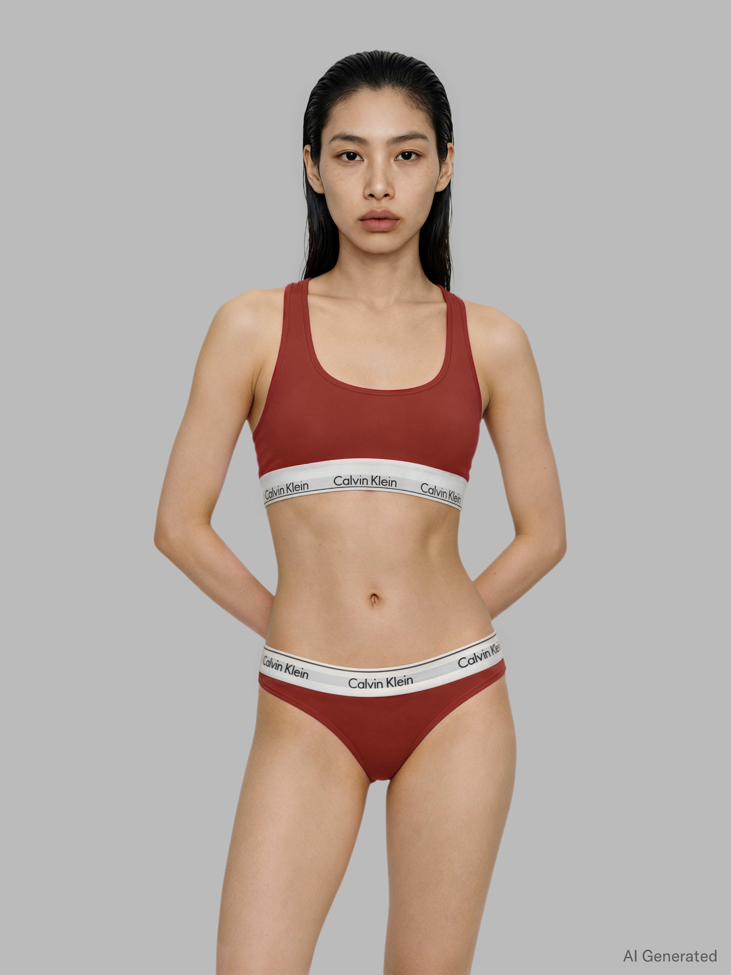 Calvin Klein Underwear Bralette BRALETTE 2PK (Packung, 2er-Pack) Körpernahe Passform mit elastischem Bund