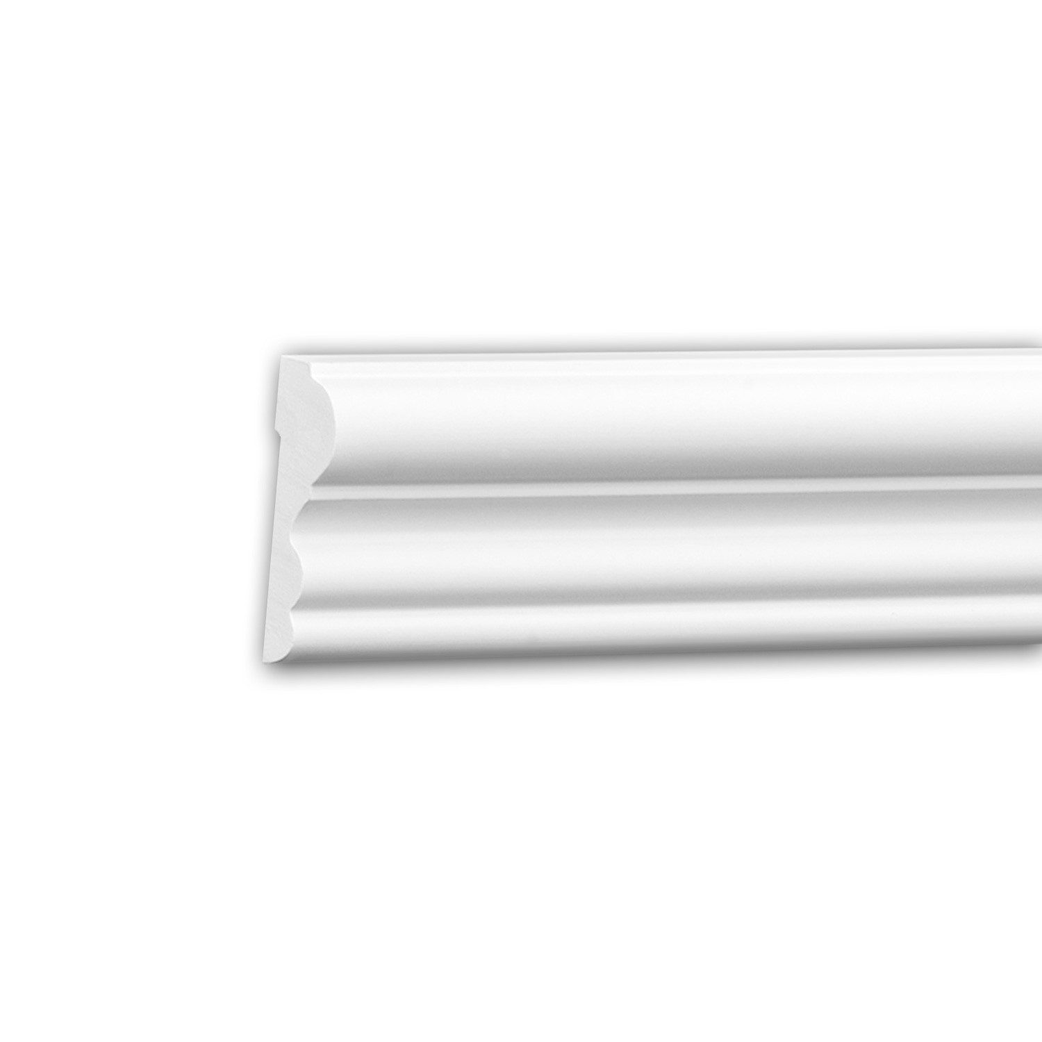 Profhome Zierleiste 151400 Wand- und Friesleiste Stuckleiste Zierleiste Friesleiste 2 m, kleben, Polyurethan Hartschaum, 1-St., 1 x Stuckleiste, Wandleiste Stuckleiste Profilleiste 2 Meter