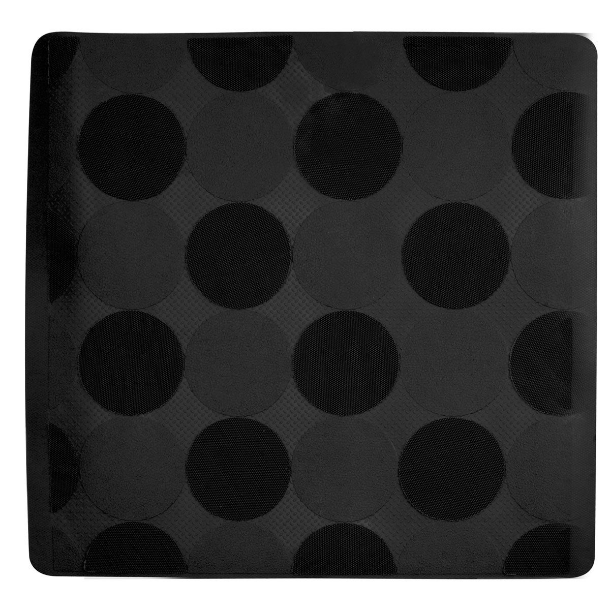 Euroshowers GmbH Duscheinlage für Dusche Bubbles Schwarz 50 × 50 cm rutschhemmend