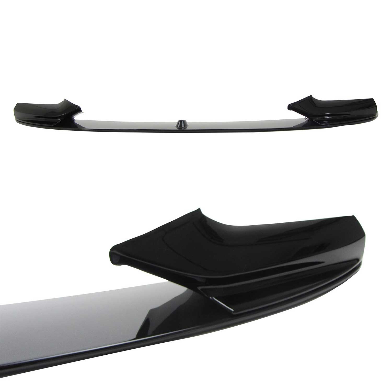 OMAC Frontstoßstange Frontspoiler Lippe für BMW 5er F10 Limo F11 Touring 2010-2017 glänz, 1-St.