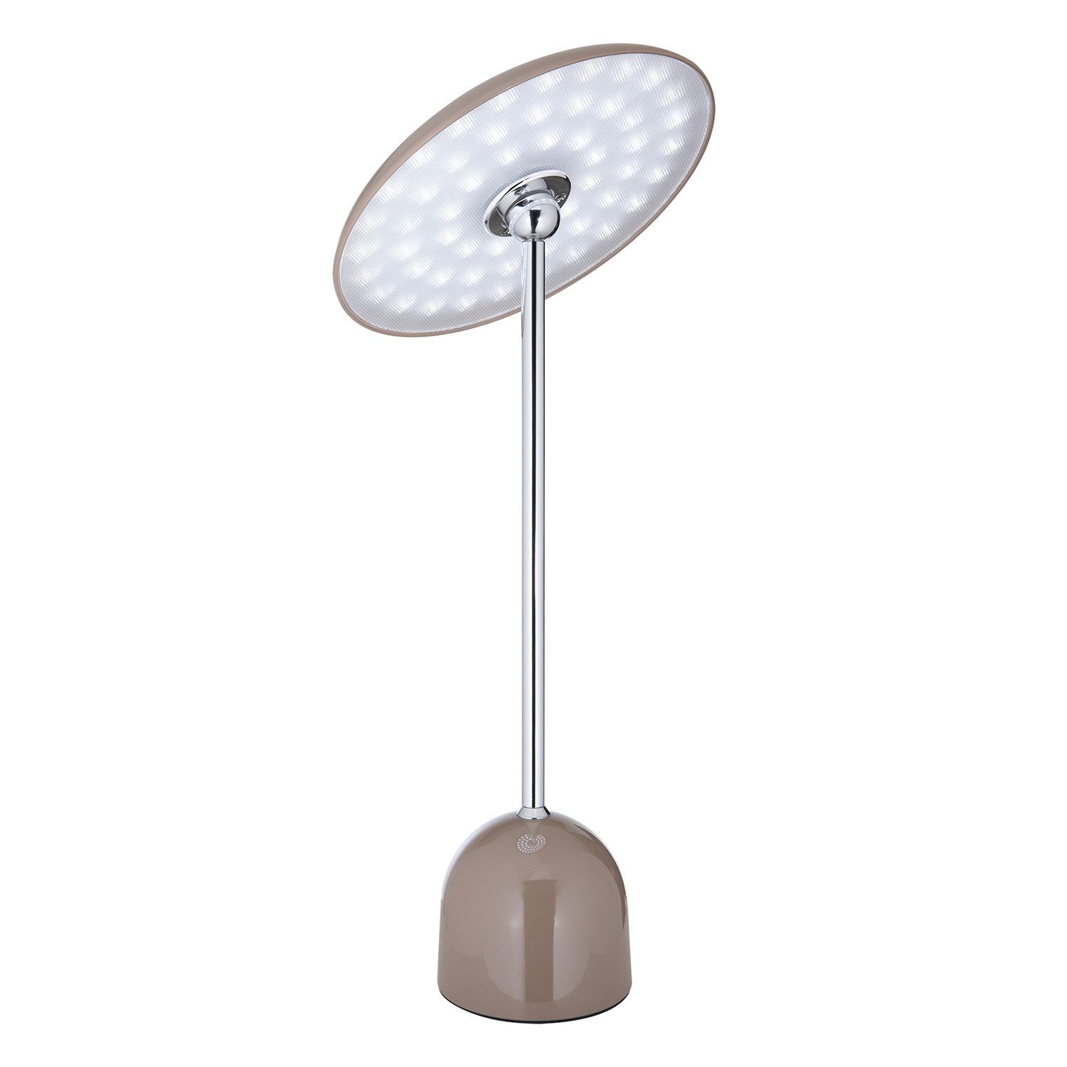 Fink Tischleuchte LIVO Tischleuchte - creme - Melamin/Metall - Höhe 50cm - max 20Stunden, Lampe LED - Leuchte LED - Deko