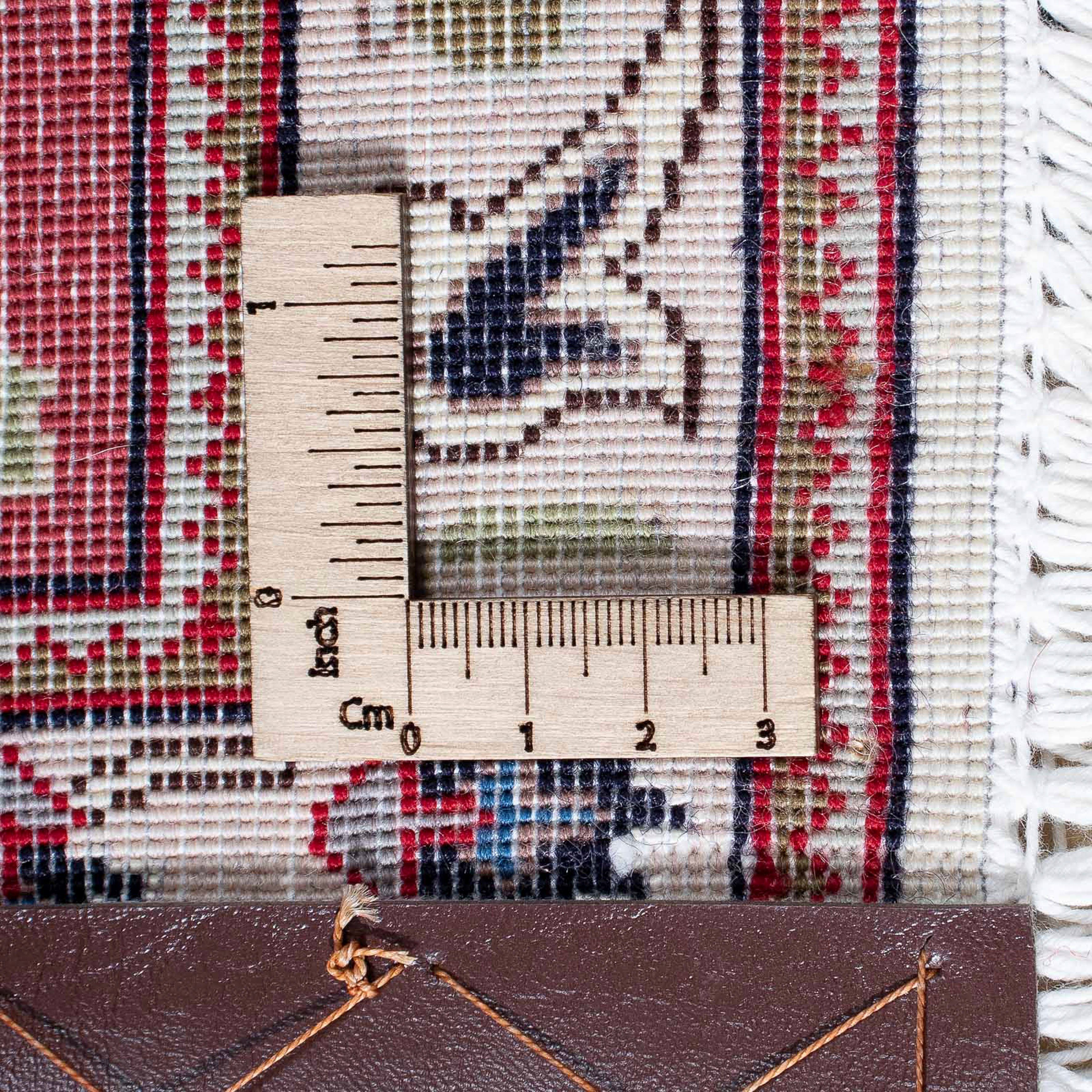 Orientteppich beige, x 198 Handgeknüpft, - - 152 - - Zertifikat cm Perser mit morgenland, Höhe: mm, Täbriz Royal rechteckig, 7 Wohnzimmer, Einzelstück