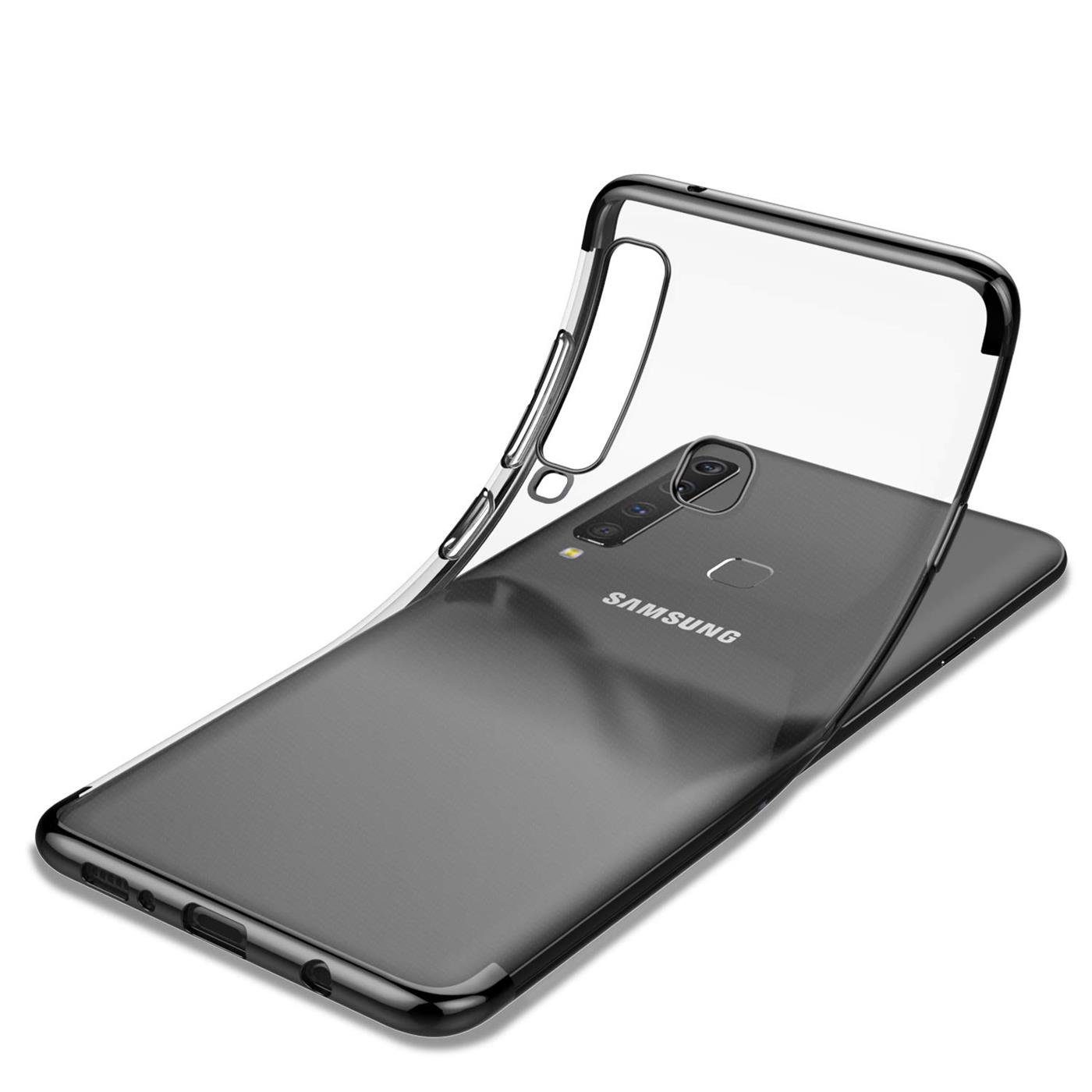 CoolGadget Handyhülle Slim Case Farbrand für Samsung Galaxy A9 2018 6,3 Zoll, Hülle Silikon Cover für Samsung A9 2018 Schutzhülle