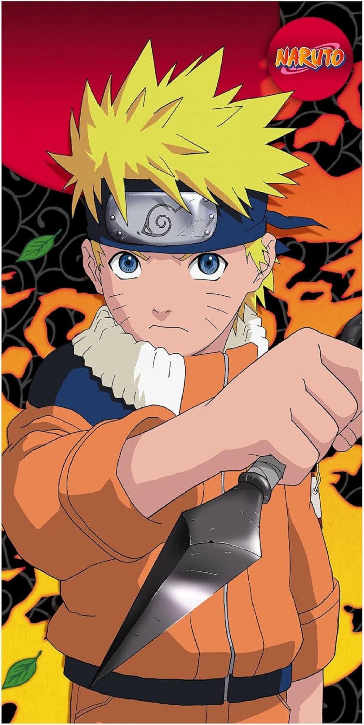 Naruto Badetuch - Handtuch 70x140 cm Baumwolle Badetuch saugfähig Duschtuch, (1-St)