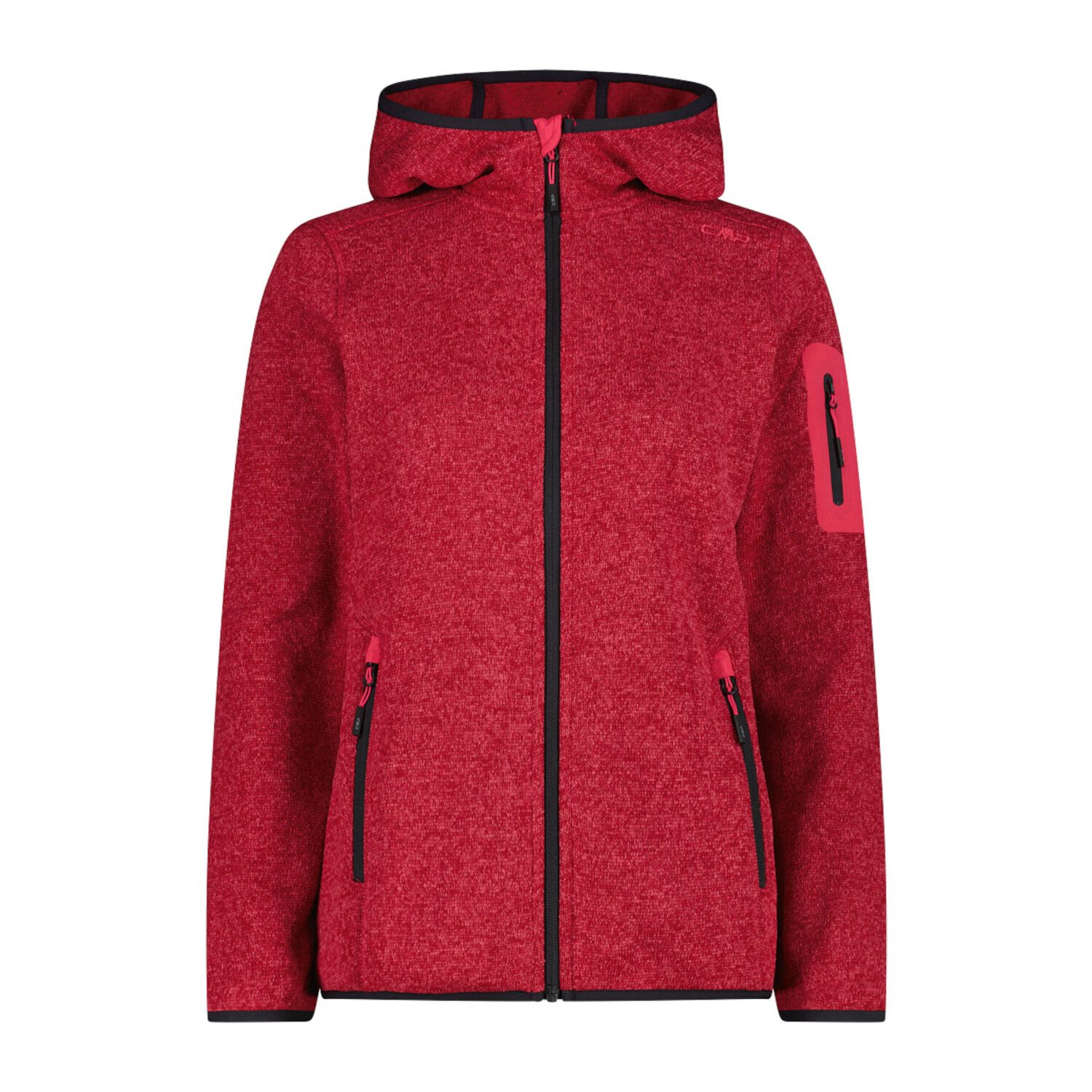CMP Fleecejacke CMP Damen Jacke Knitted Melange Hoody 3H19826 günstig online kaufen