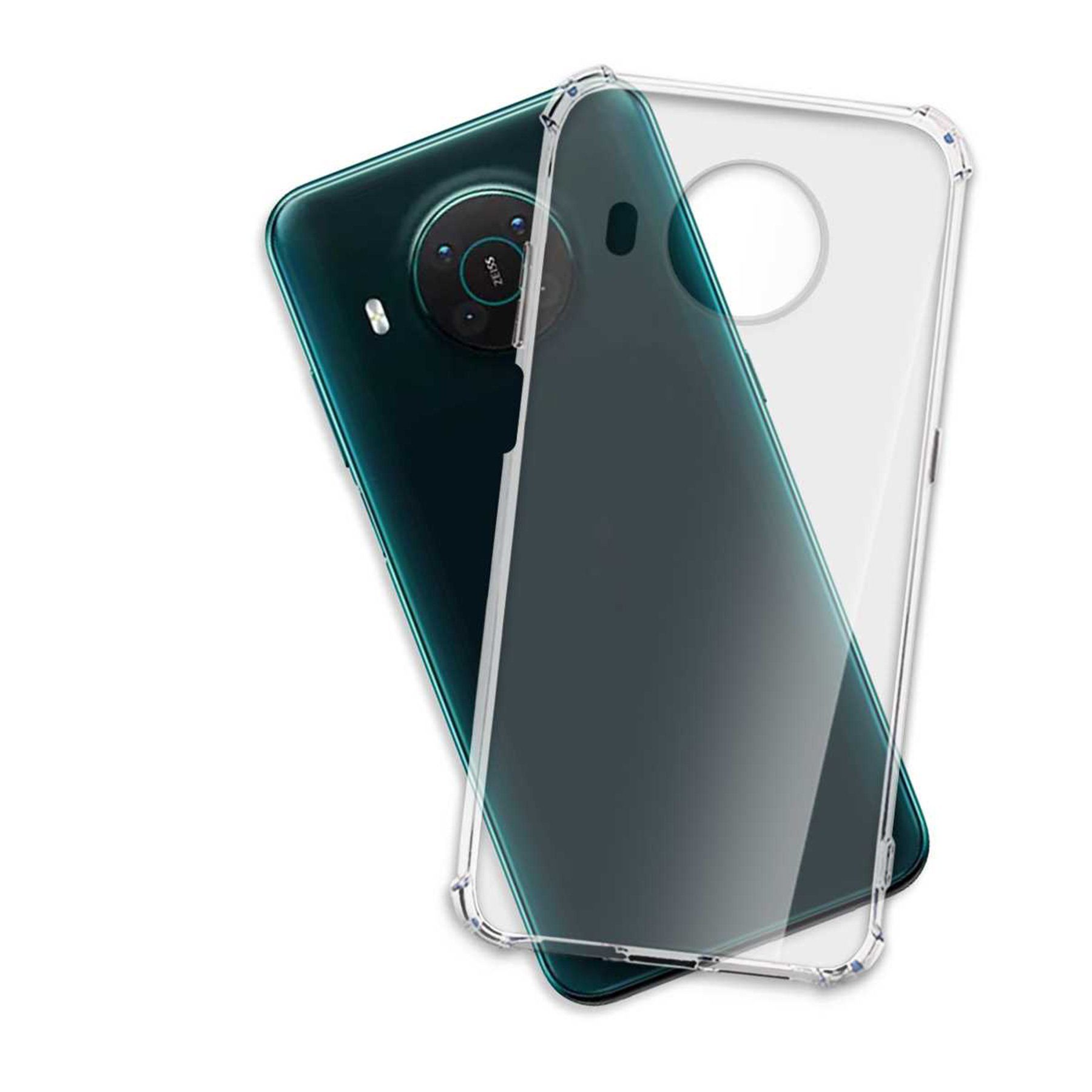 mtb more energy Smartphone-Hülle Clear Armor Case für Nokia X10, X20, Transparente TPU Schutzhülle Case Backcover mit Anti-Shock Verstärkung