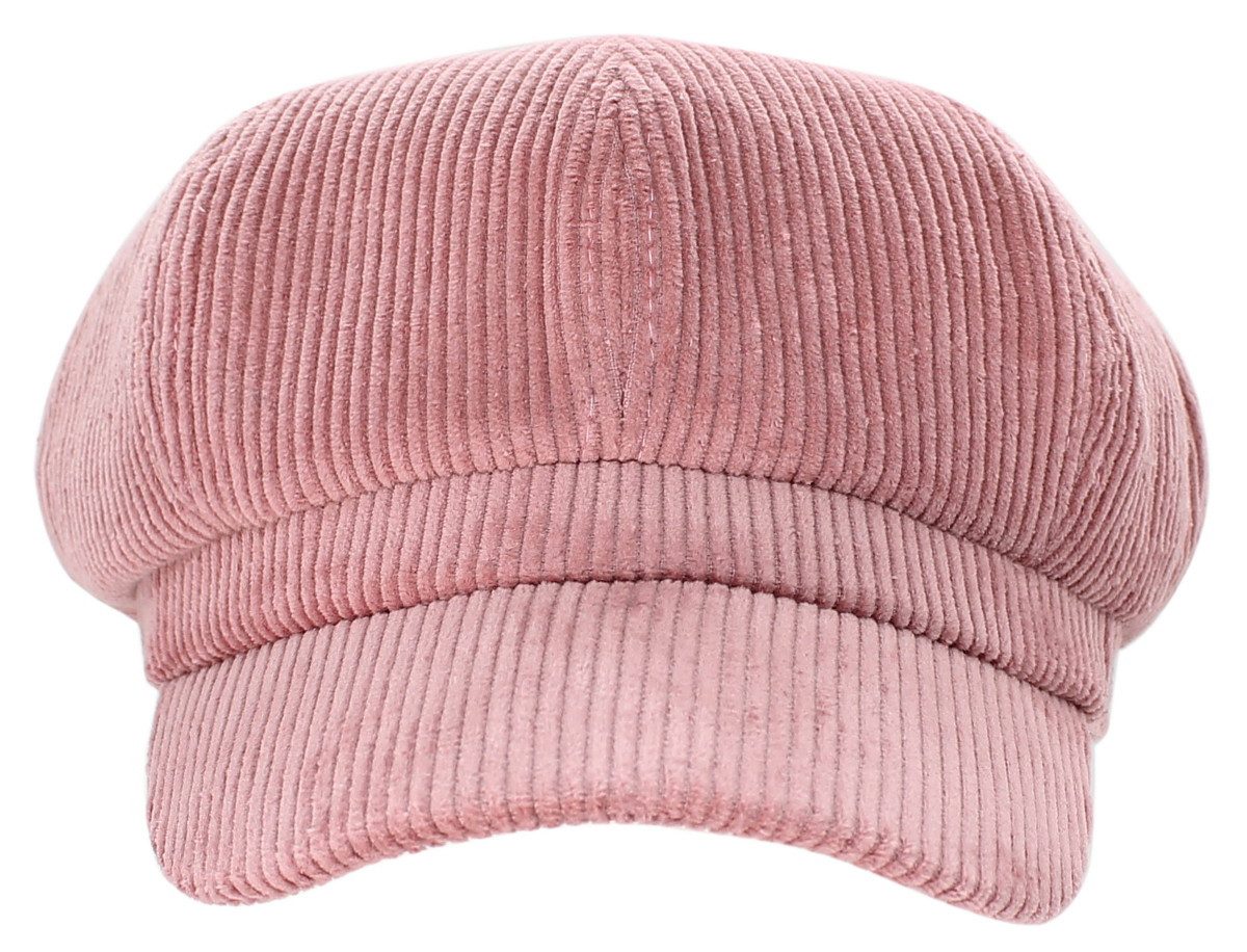 dy_mode Ballonmütze Damen Cordmütze / Ballonmütze mit Schirm Herbst-Winter günstig online kaufen