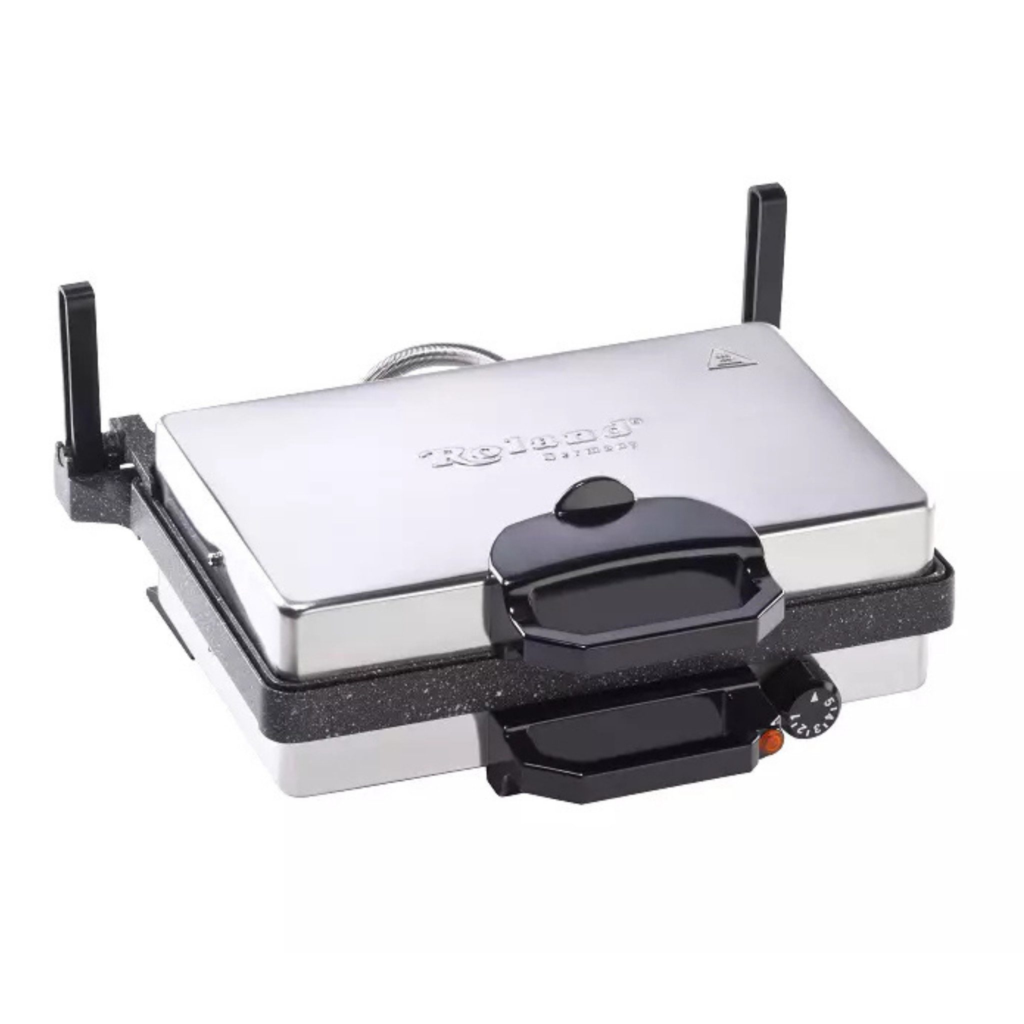 gowoll Kontaktgrill 3 in 1 Multigrill Granit, 2000 W, 35x23 cm 5 Stufen Regulierbar Schwarz