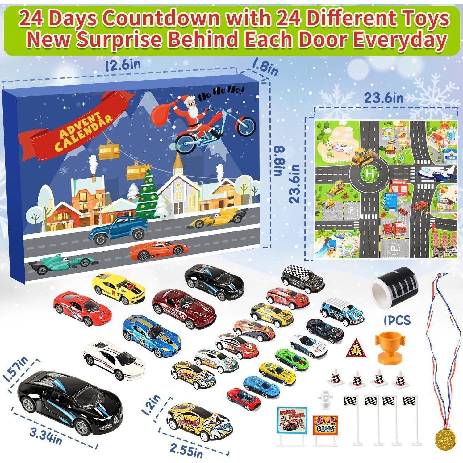 LuxusKollektion Spielzeug-Adventskalender Adventskalender Auto 2025 mit 24 günstig online kaufen