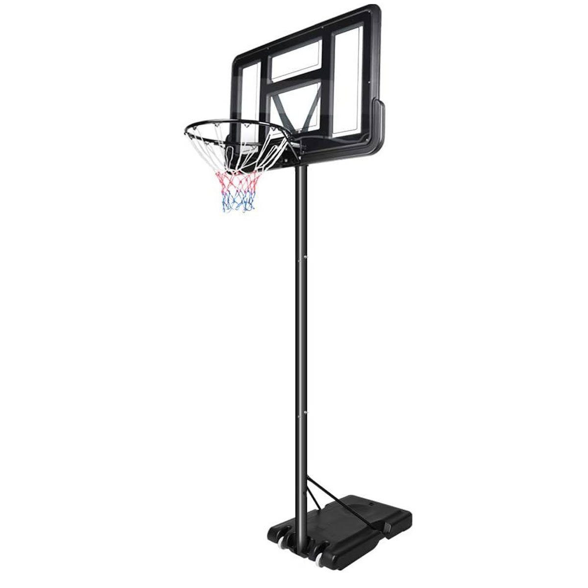 YOLEO Basketballkorb 2,3 bis 3,05 Outdoor Korbanlage Ständer Meter mit