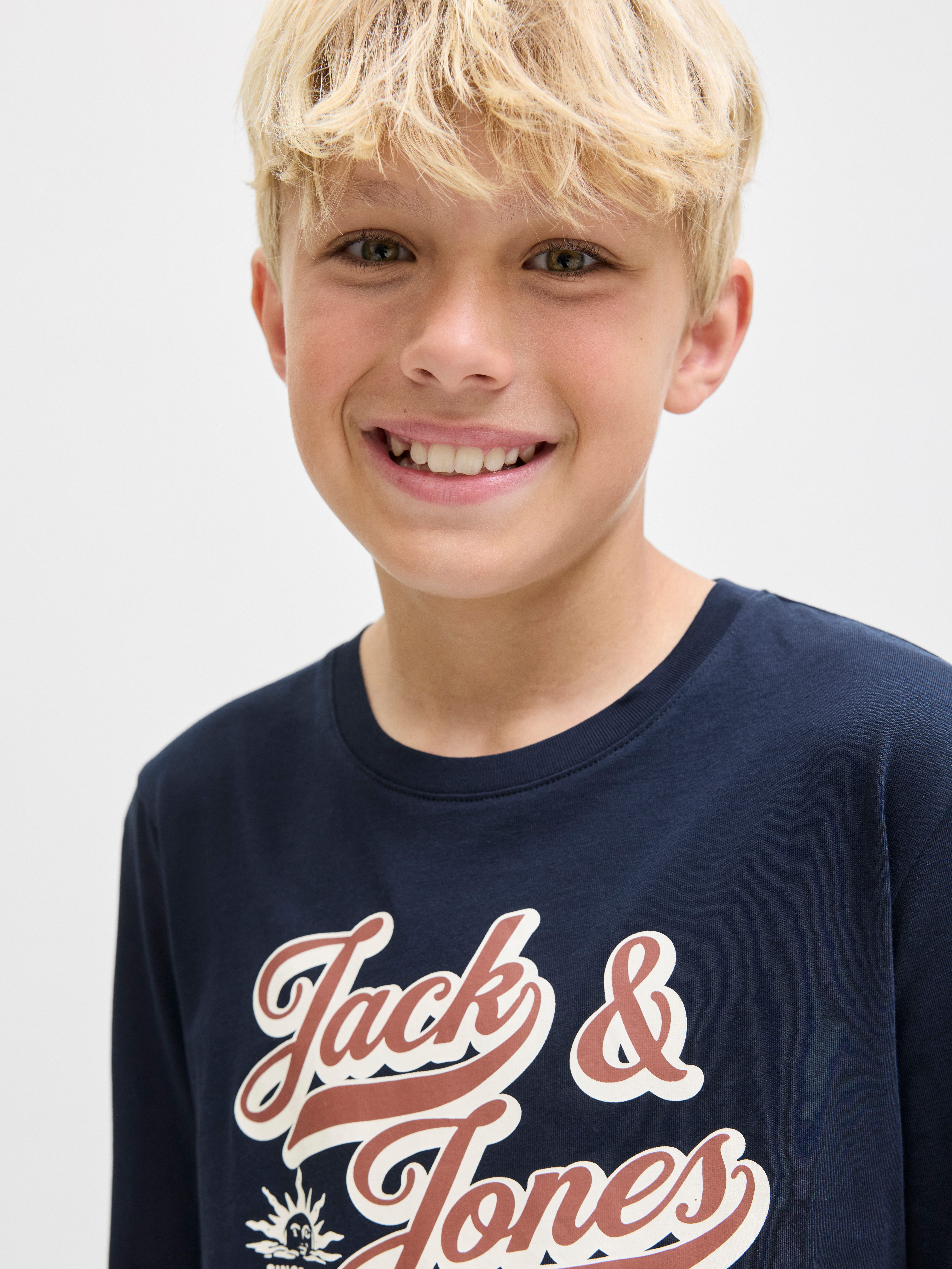 Jack & Jones Junior Langarmshirt JJELOGO günstig online kaufen