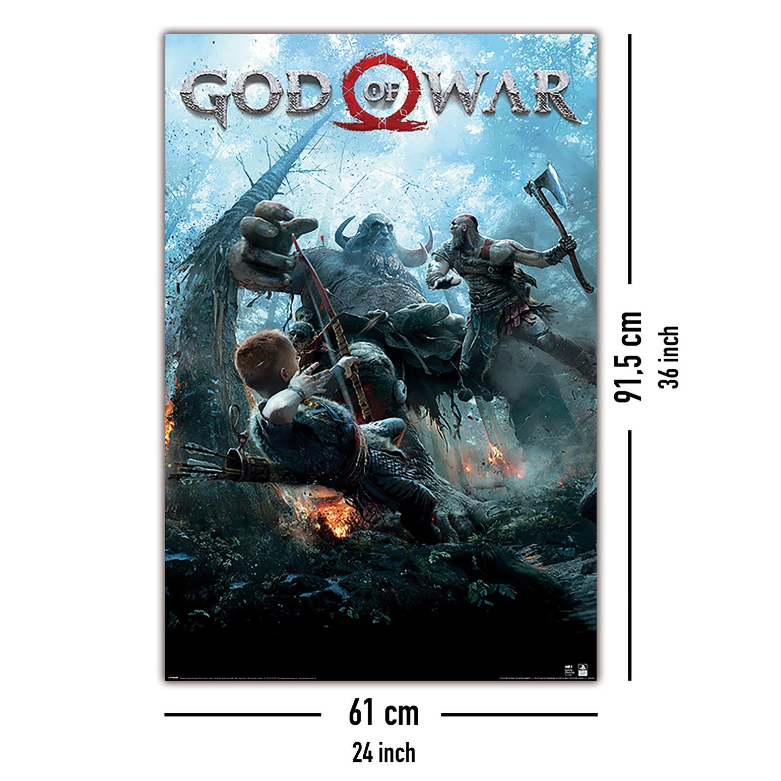 PYRAMID Poster God of War Poster 61 x 91,5 cm – Bild 5 von 5
