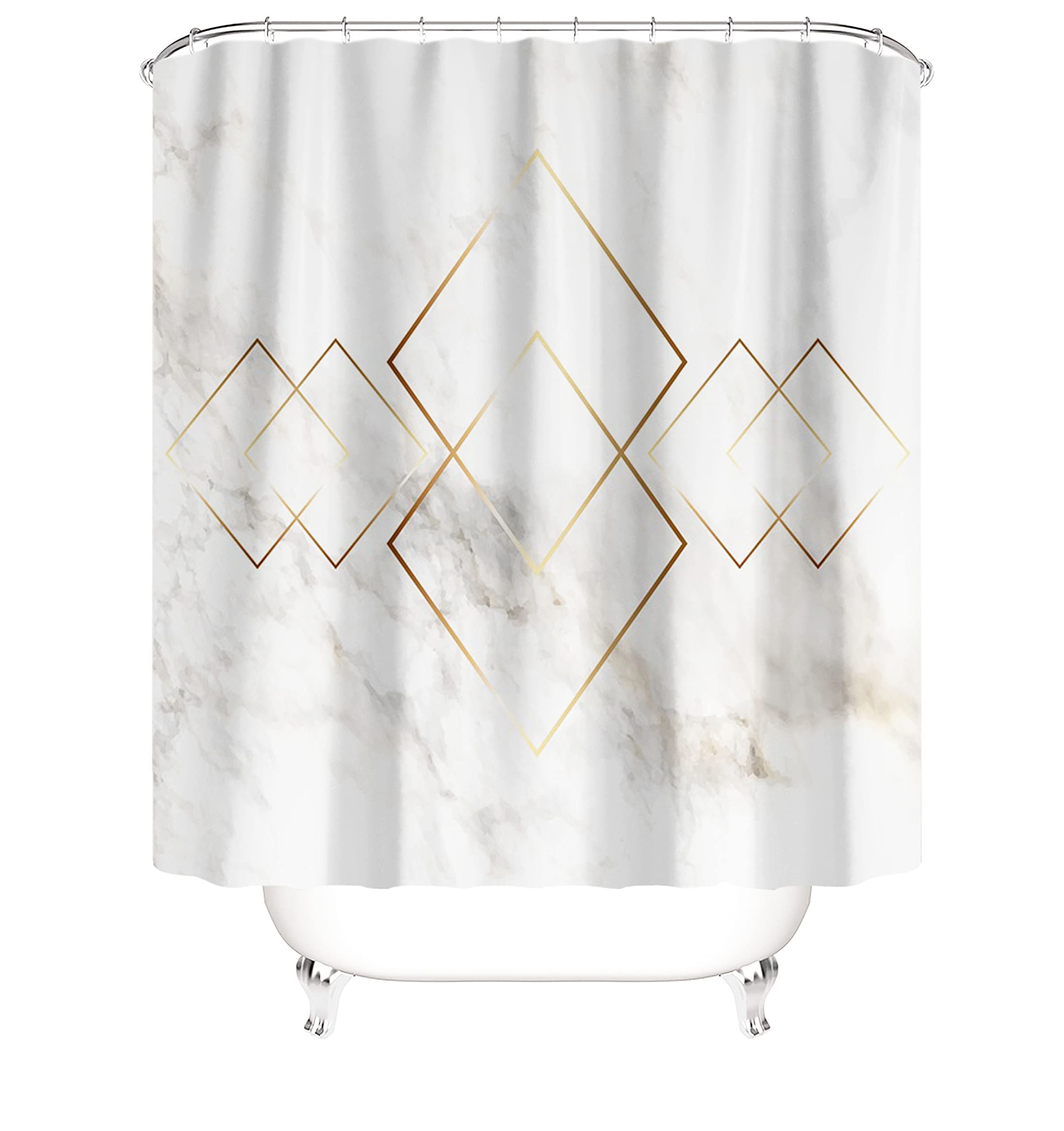 M&W DAS DESIGN Duschvorhang Shower curtains Anti schimmel Waschbar bad vorhang 180x200