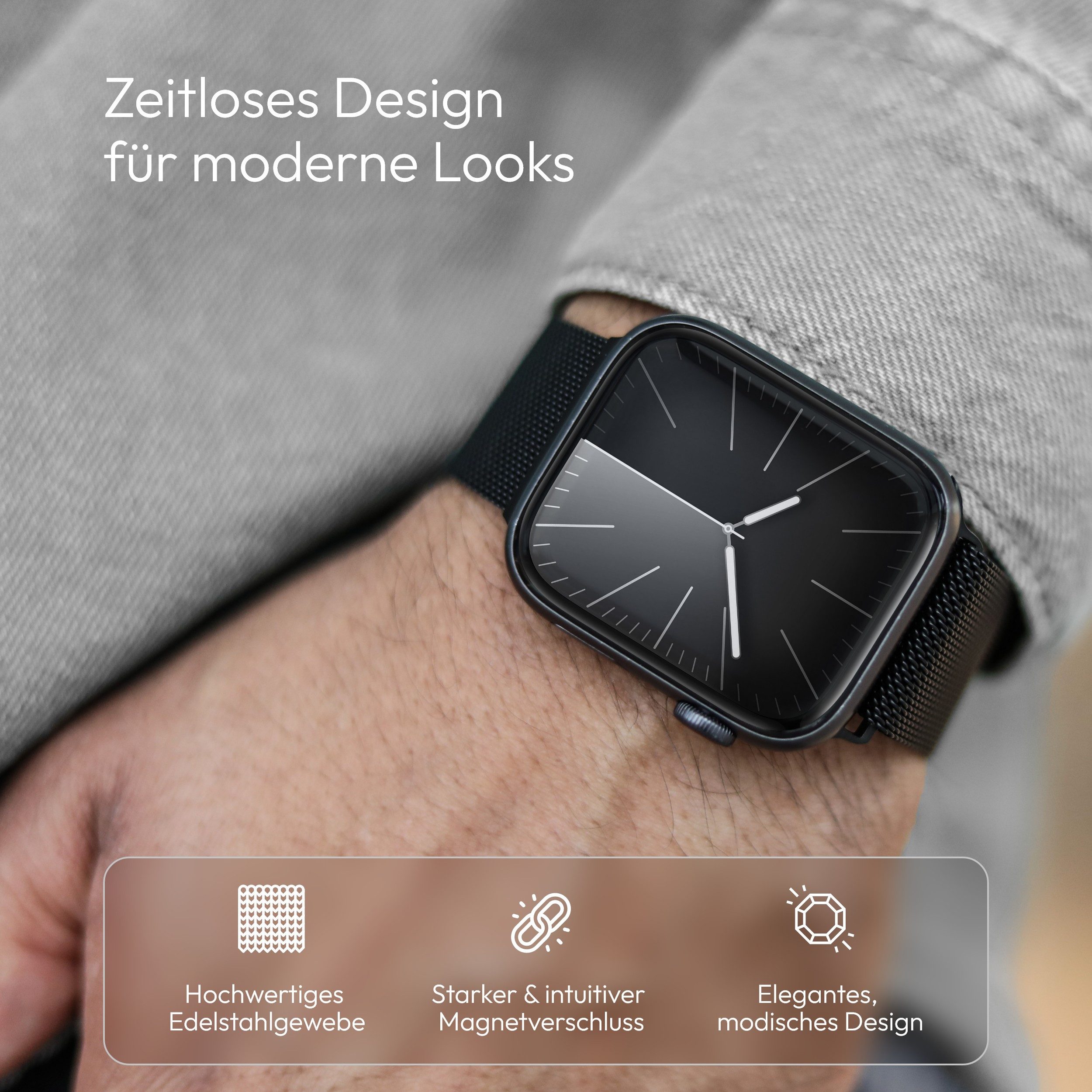 VONMÄHLEN Smartwatch-Armband Milanese Loop 2 günstig online kaufen