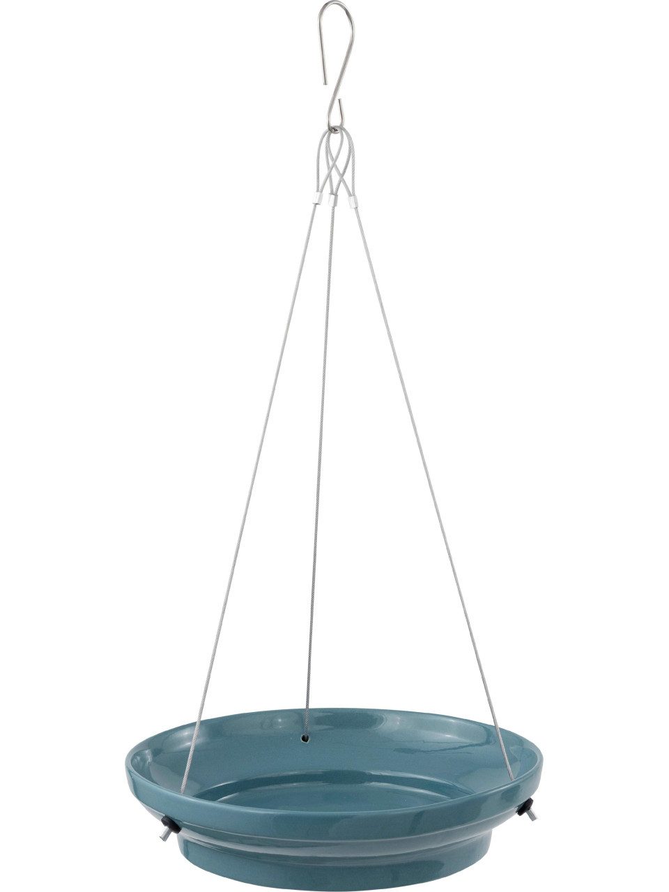 Wildlife Vogeltränke Hängende Wasserschale Vesi blau 26 x 26 x 6 cm