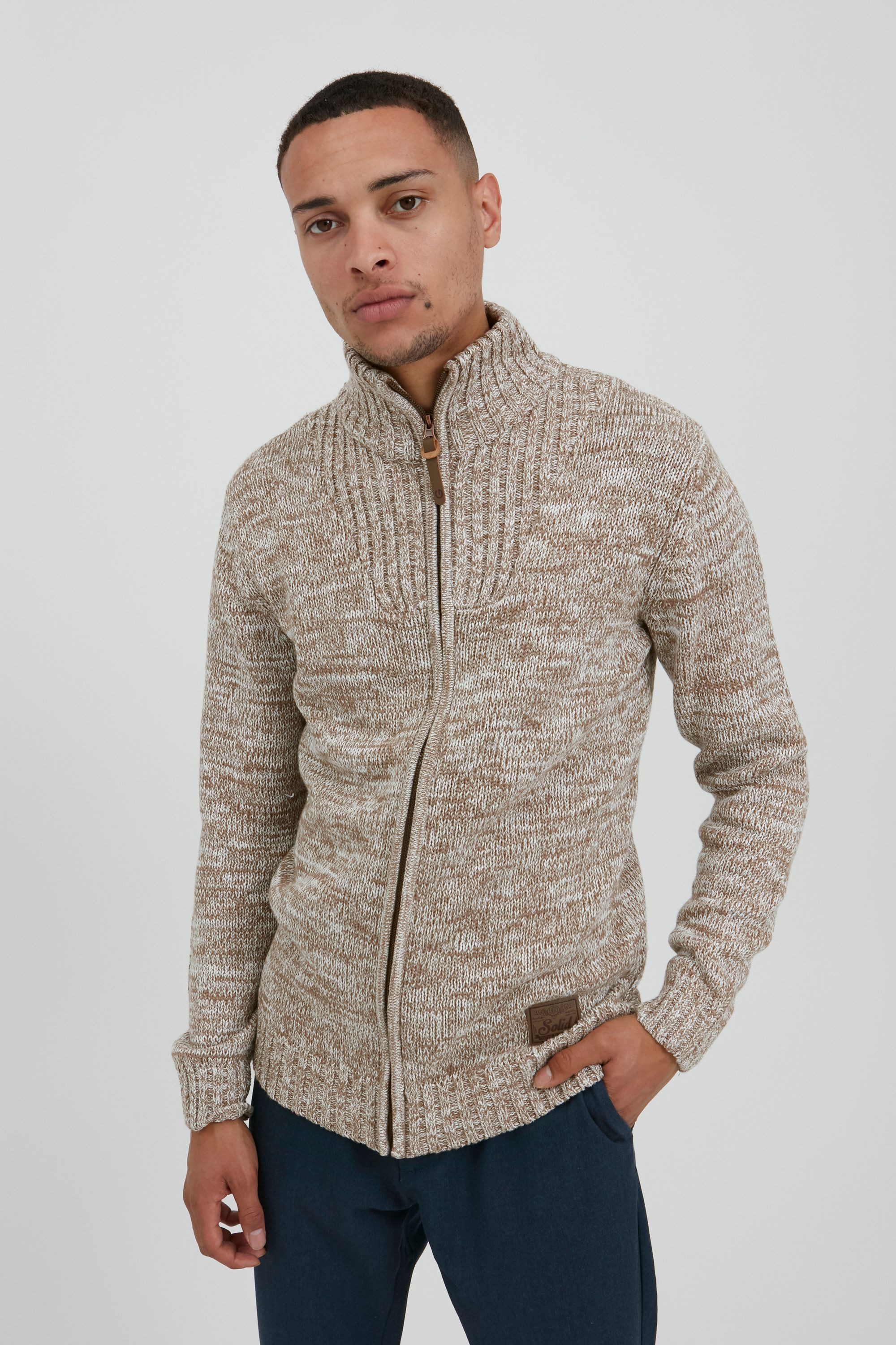 !Solid Strickjacke SDPomeroy Cardigan mit hochabschließendem günstig online kaufen